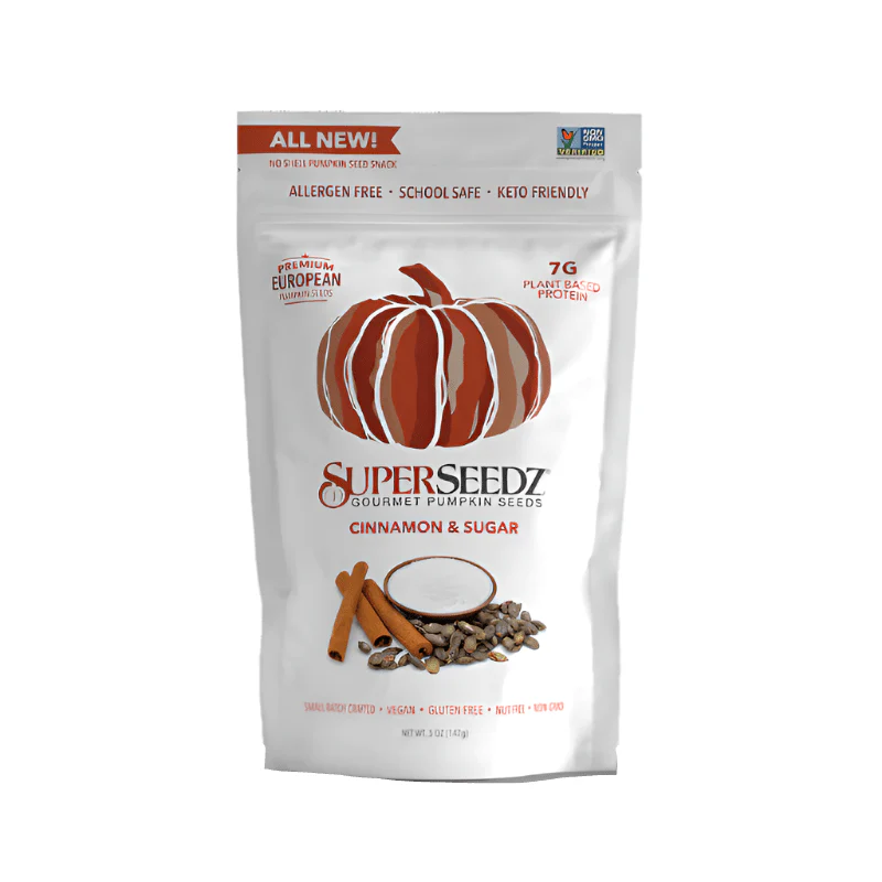 🍬 Cinnamon & Sugar Gourmet Pumpkin Seeds – Roasted, Sweet, Crunchy, and Clean Like cinnamon toast crunch—without the toast!