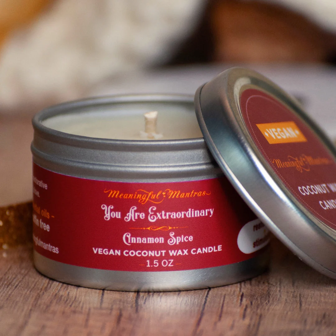 1.5oz Cinnamon Spice Tin Candle - Image 2
