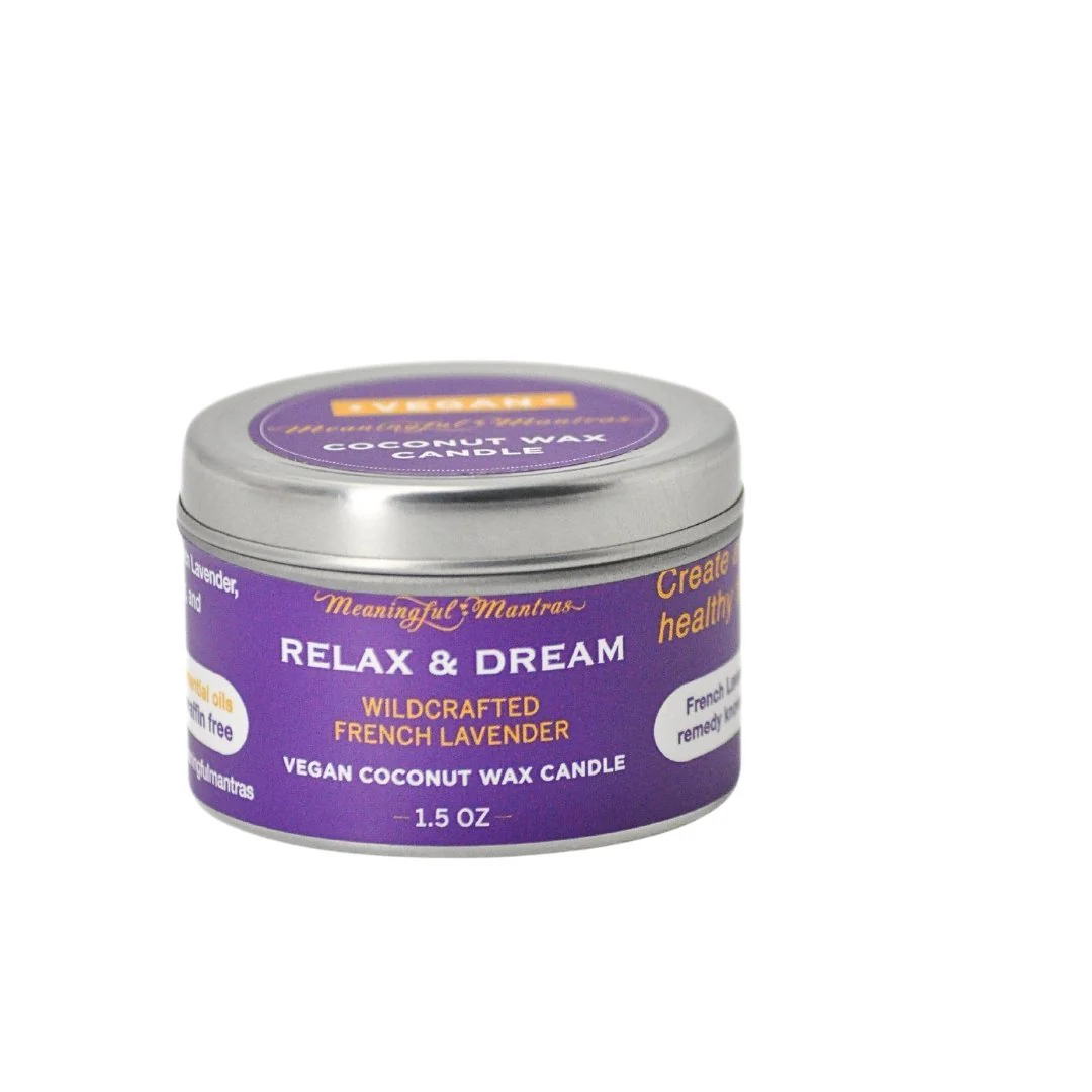 1.5oz French Lavender Tin Candle - Image 2