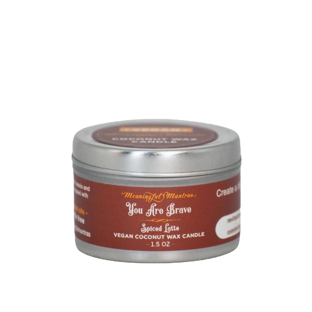1.5oz Spiced Latte Tin Candle