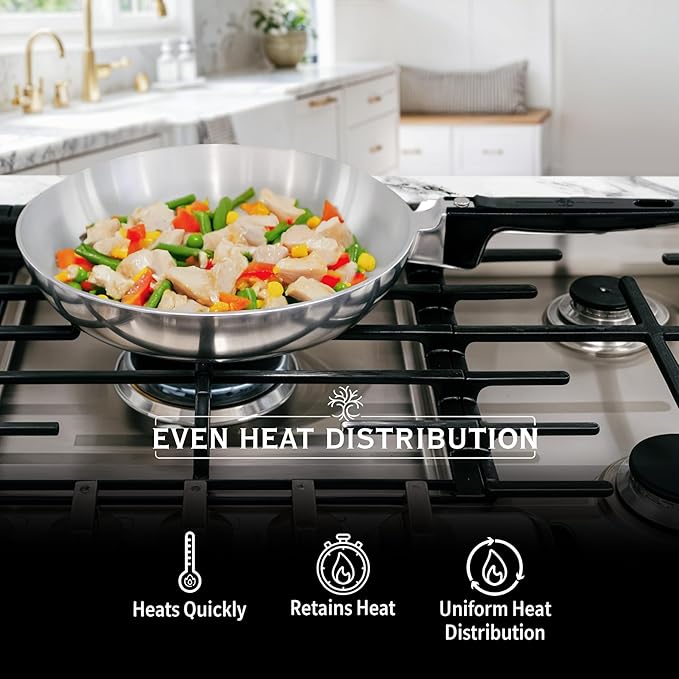 10-Inch Chef Skillet (Frying Pan) - Timeless Cast Aluminum for Everyday Cooking - Image 5