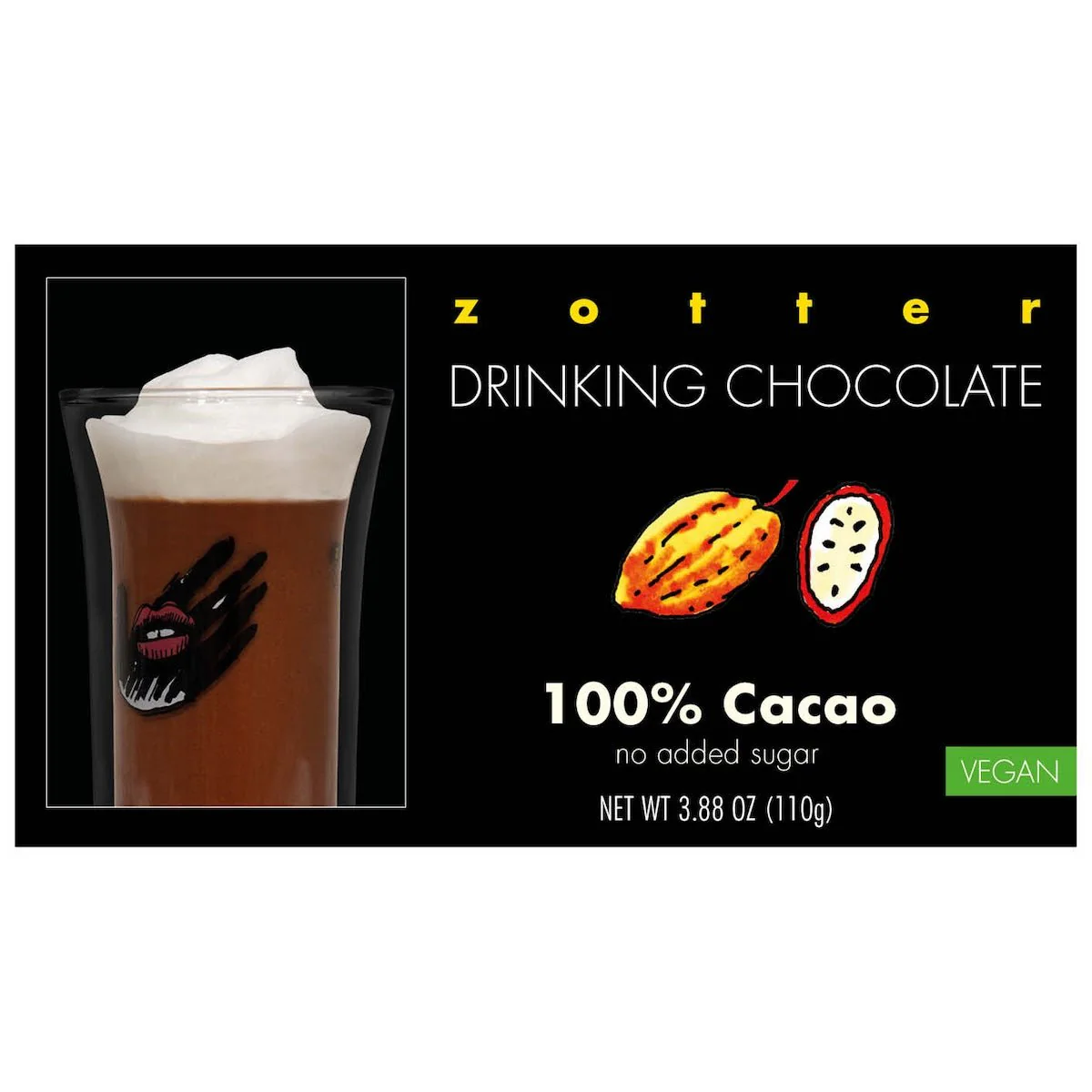 100% Cacao, No Sugar Added