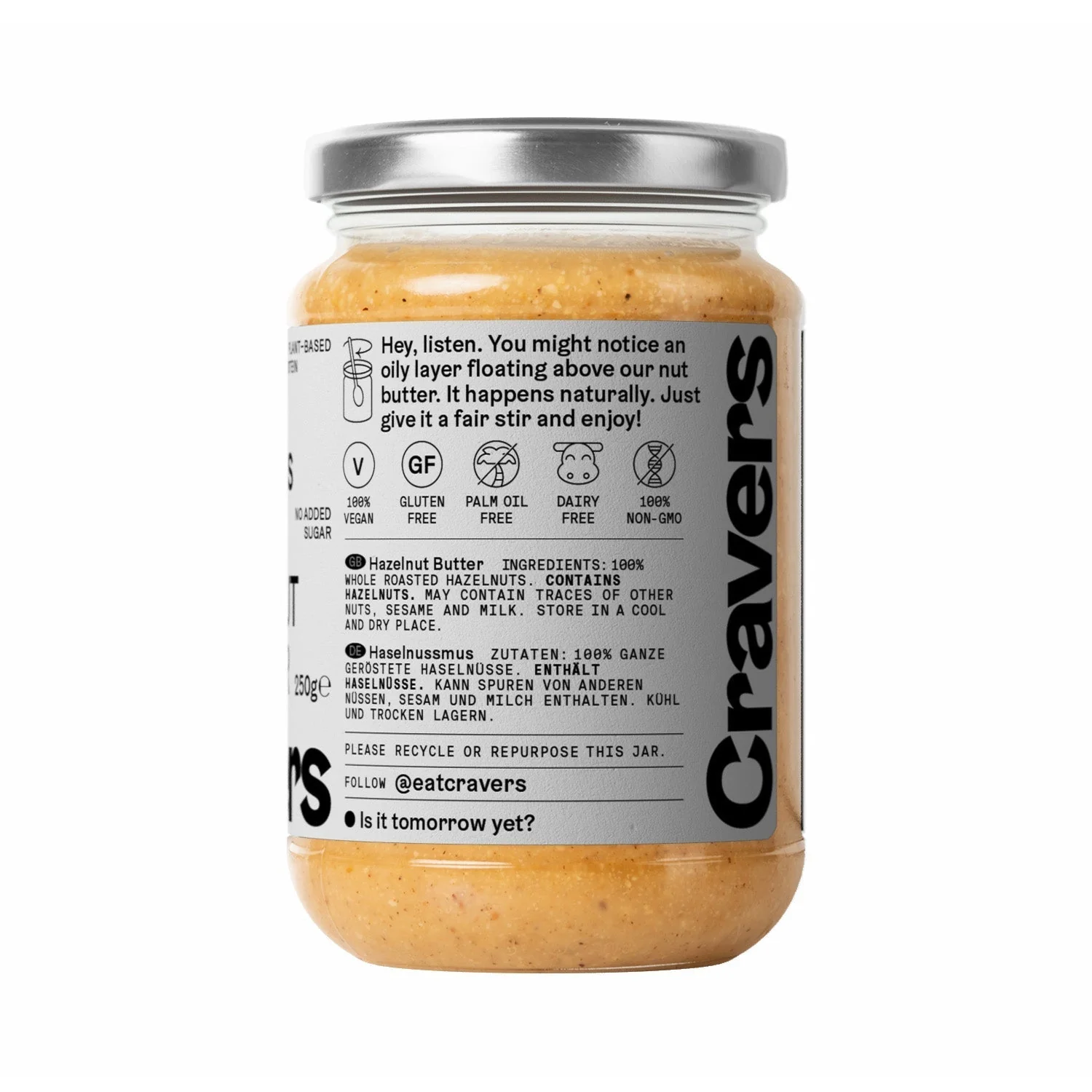 100% Hazelnut Butter (12oz) - Image 7