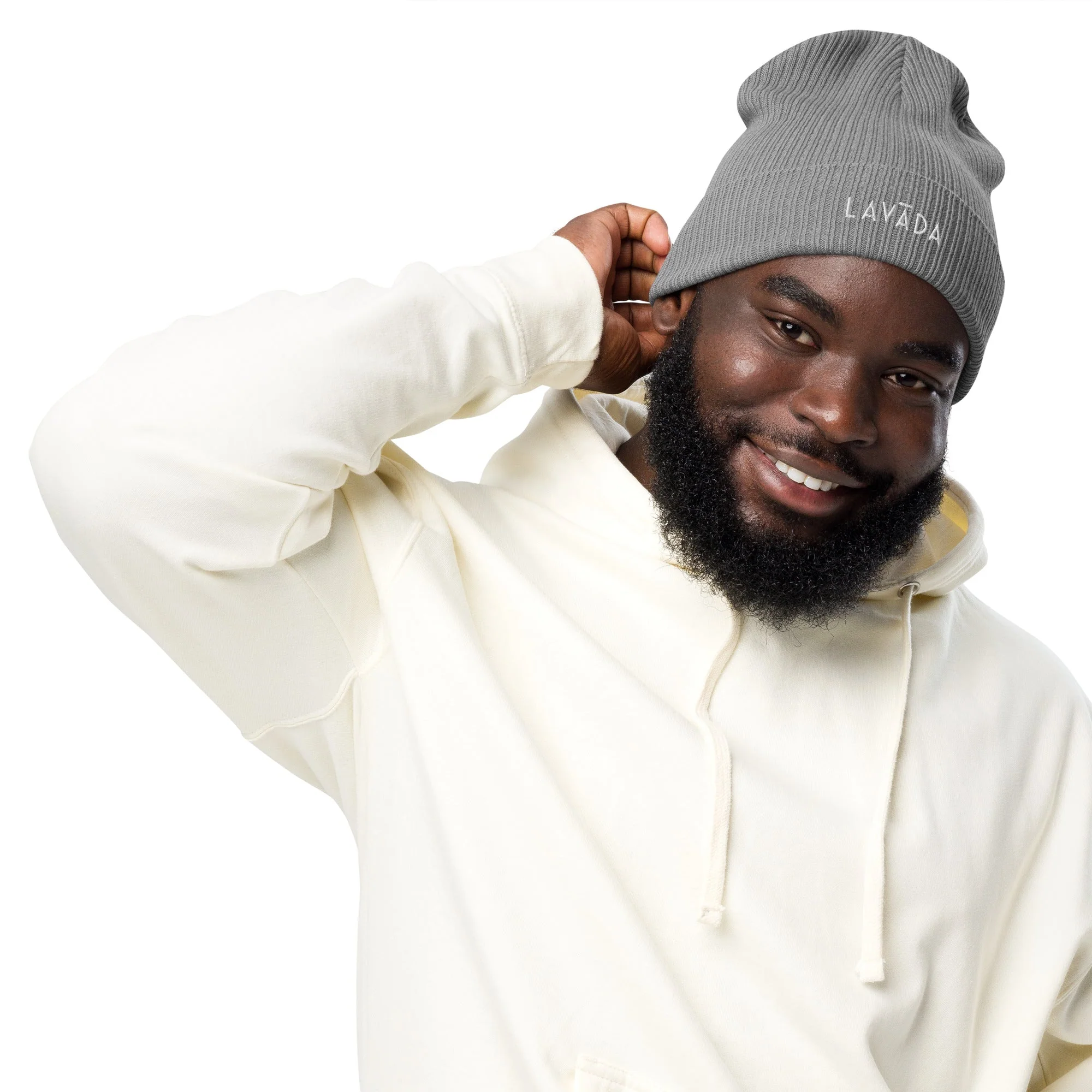 100% Organic Cotton Unisex Ribbed Beanie