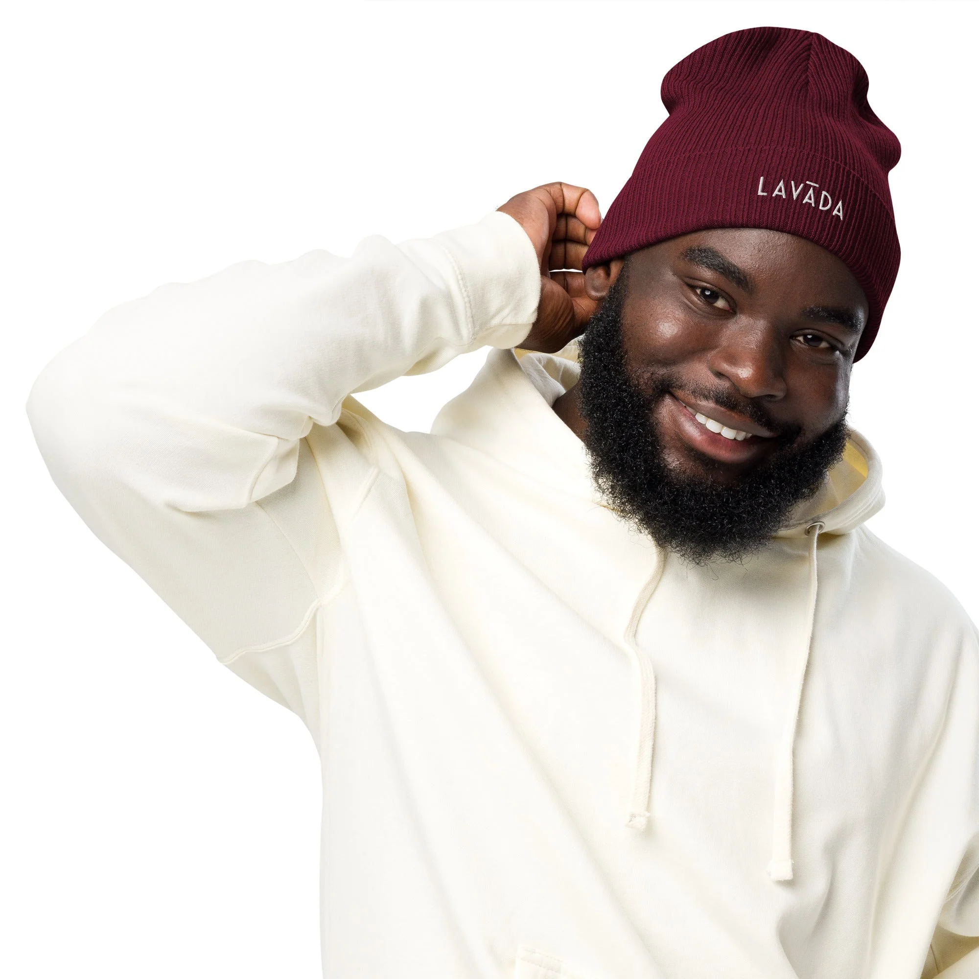 100% Organic Cotton Unisex Ribbed Beanie - Image 6