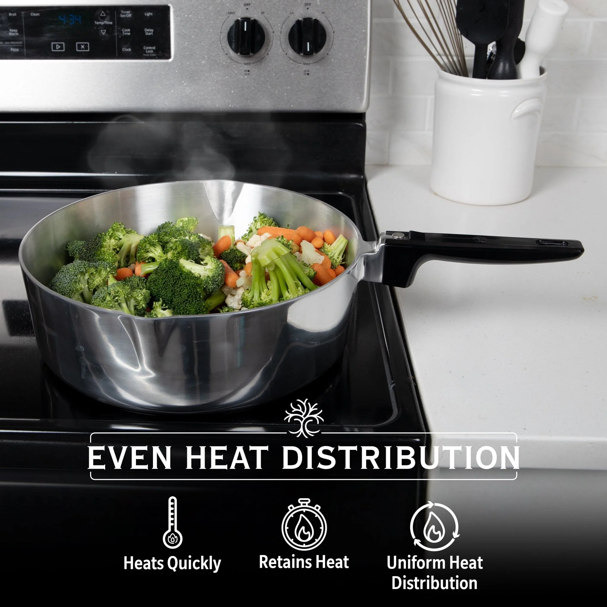 12 Inch Sauté Pan with Lid - Image 8