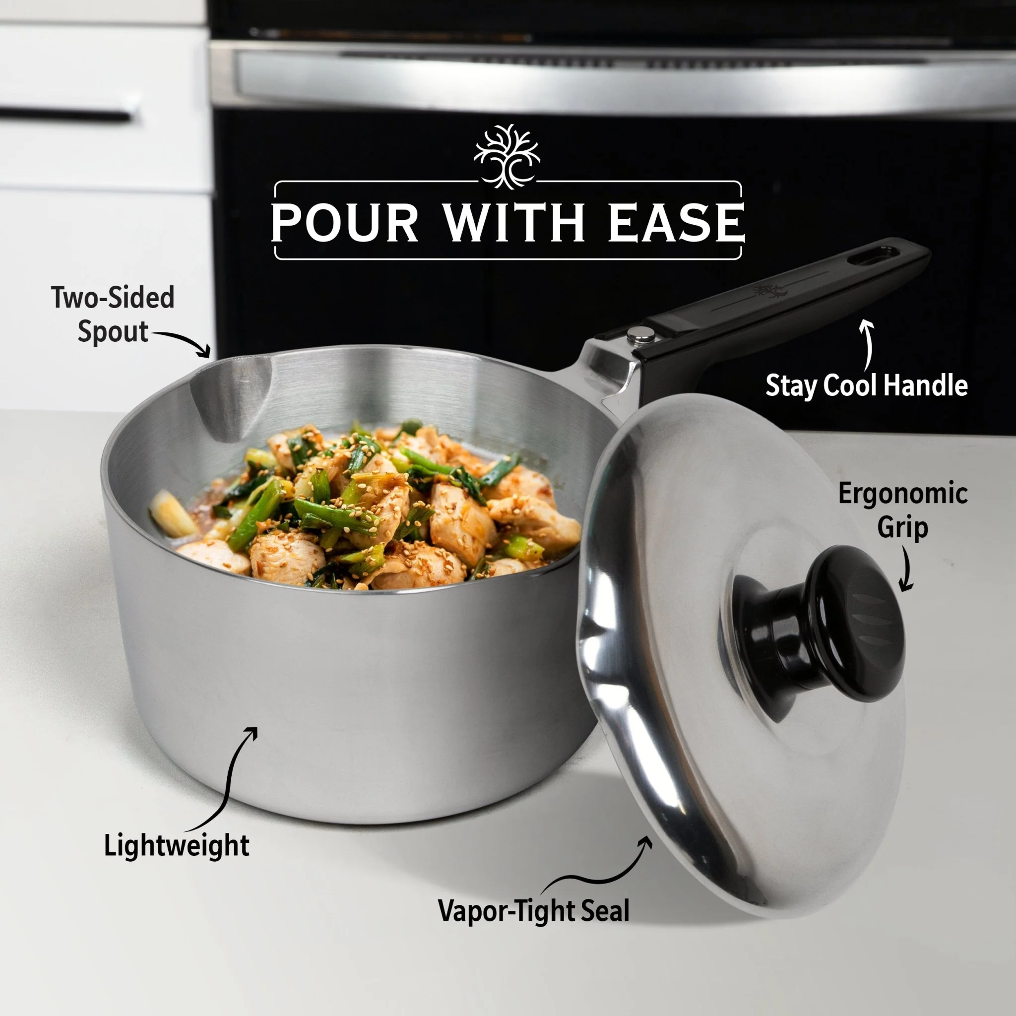 2 Quart Sauce Pan with Lid - Image 7
