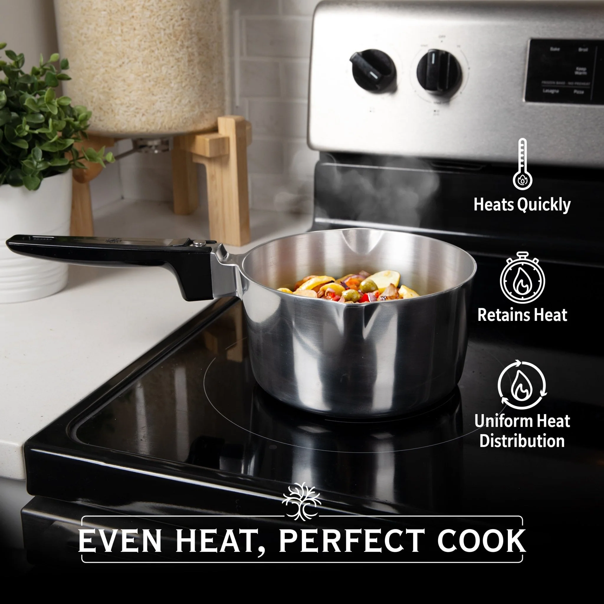 2 Quart Sauce Pan with Lid - Image 8
