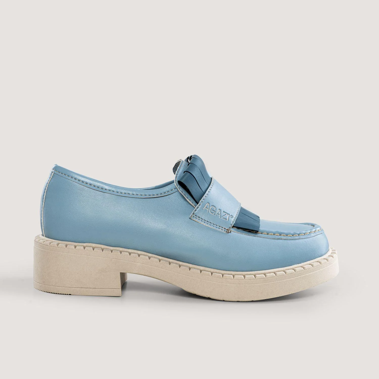 3 in 1 Apple loafers DIANE – sky blue - Image 5