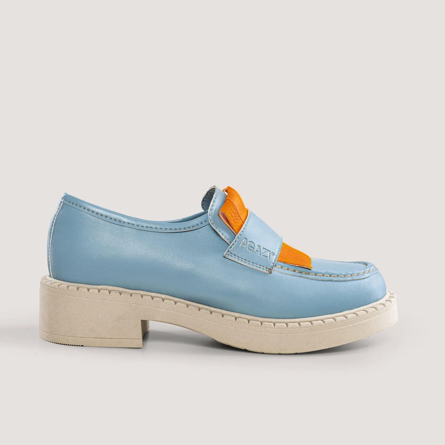 3 in 1 Apple loafers DIANE – sky blue - Image 7