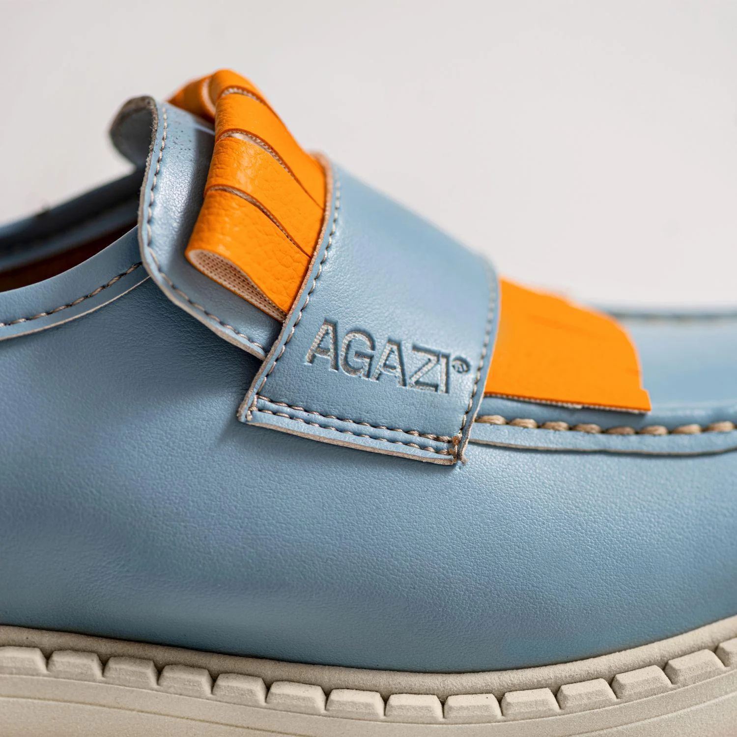 3 in 1 Apple loafers DIANE – sky blue - Image 9