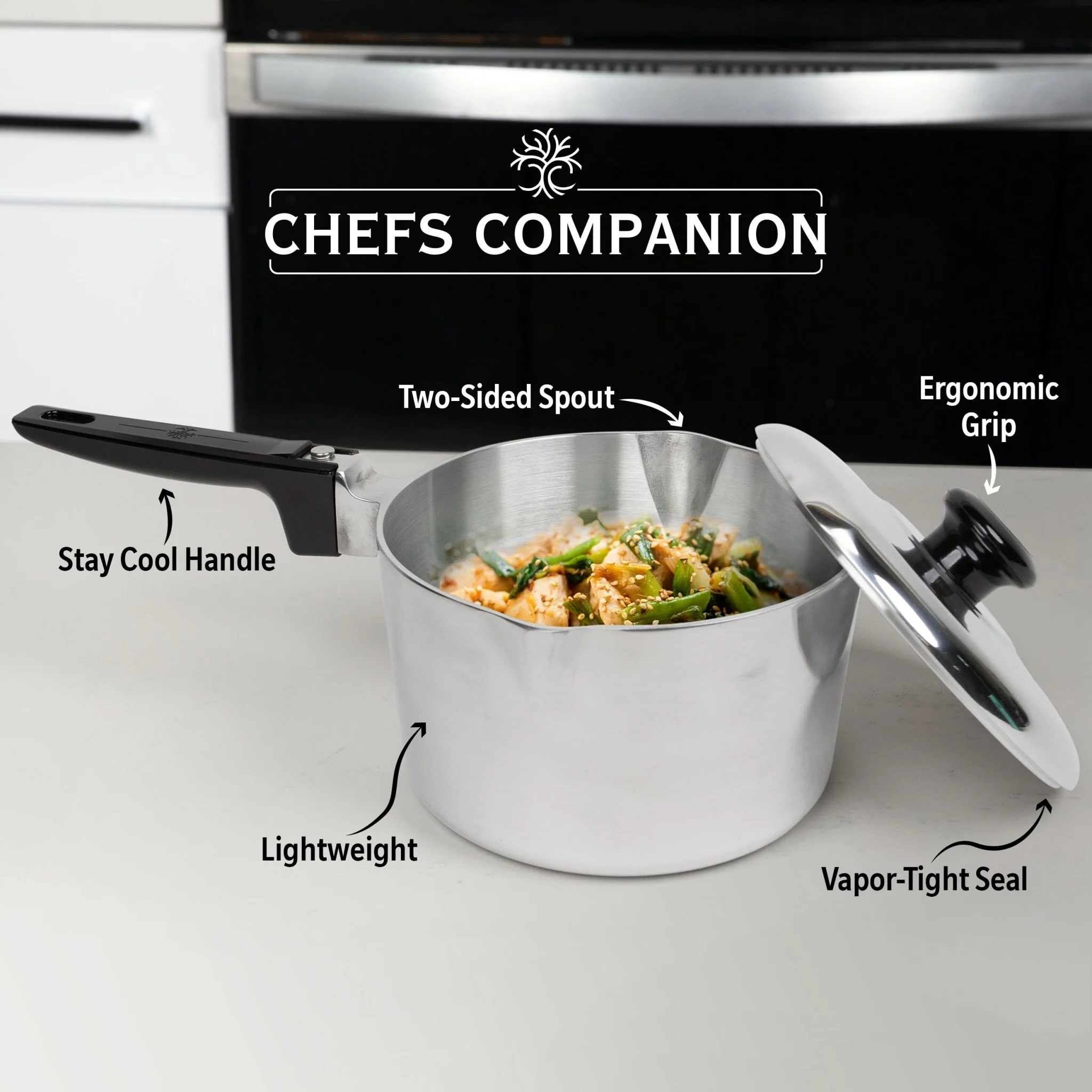 3 Quart Sauce Pan with Lid - Image 7