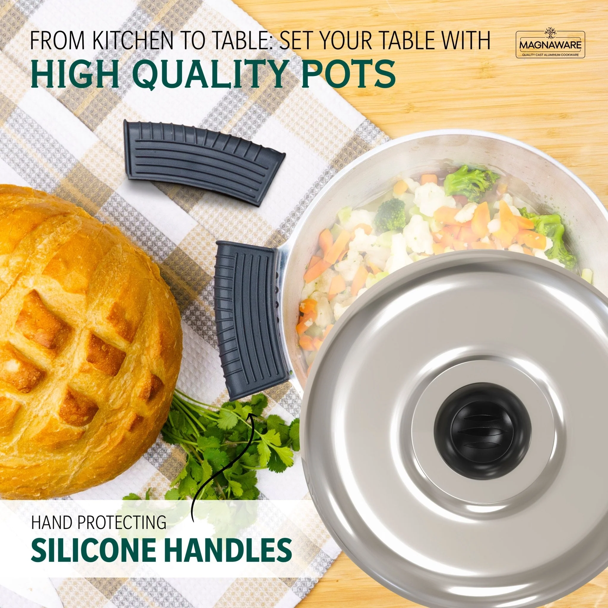 3 Quarts Round Dutch Oven with Lid - Image 15