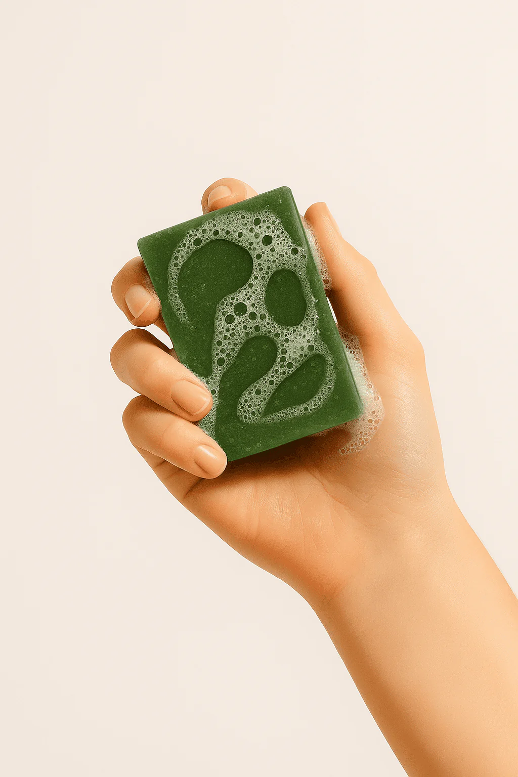 Turmeric, Neem and Saffron Soaps with Soap Dish - Image 5