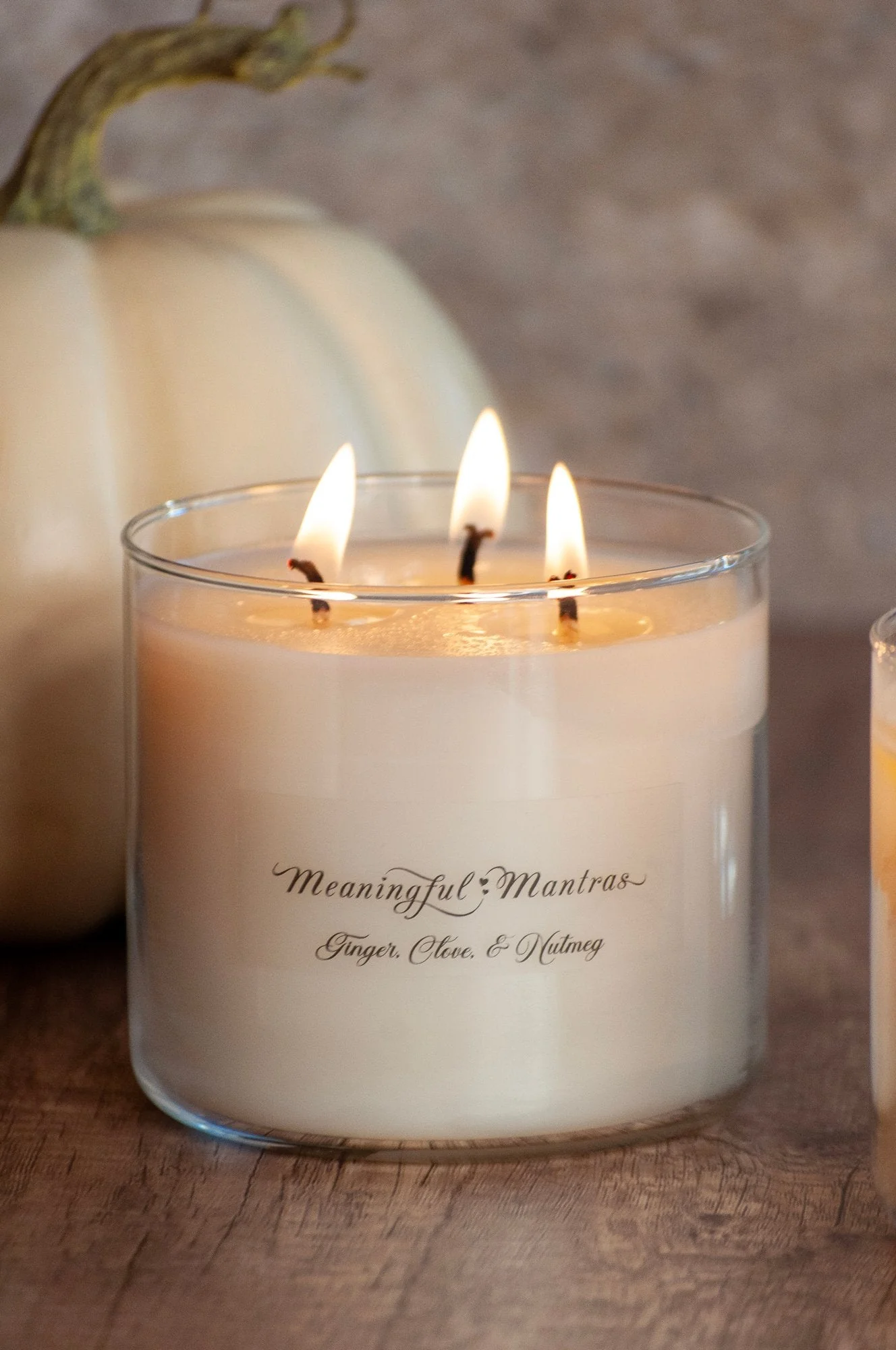 3-Wick Ginger, Clove, & Nutmeg 16oz Candle - Image 2