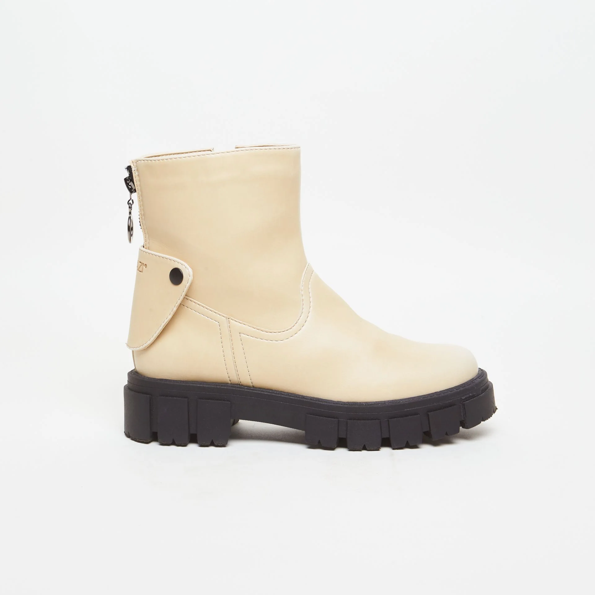 3in1 KAMA plant based leather boots – vanilla - Image 2