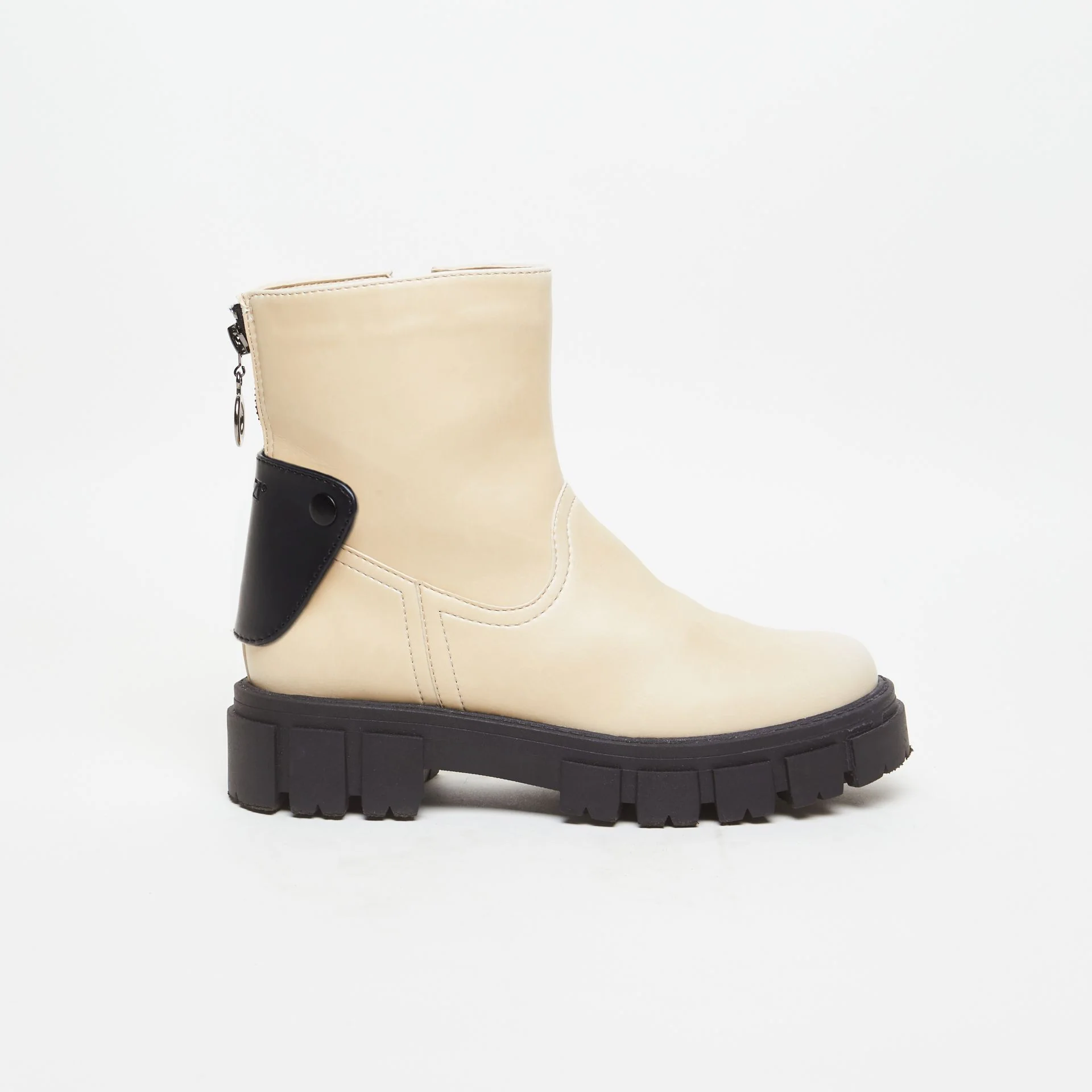 3in1 KAMA plant based leather boots – vanilla - Image 4