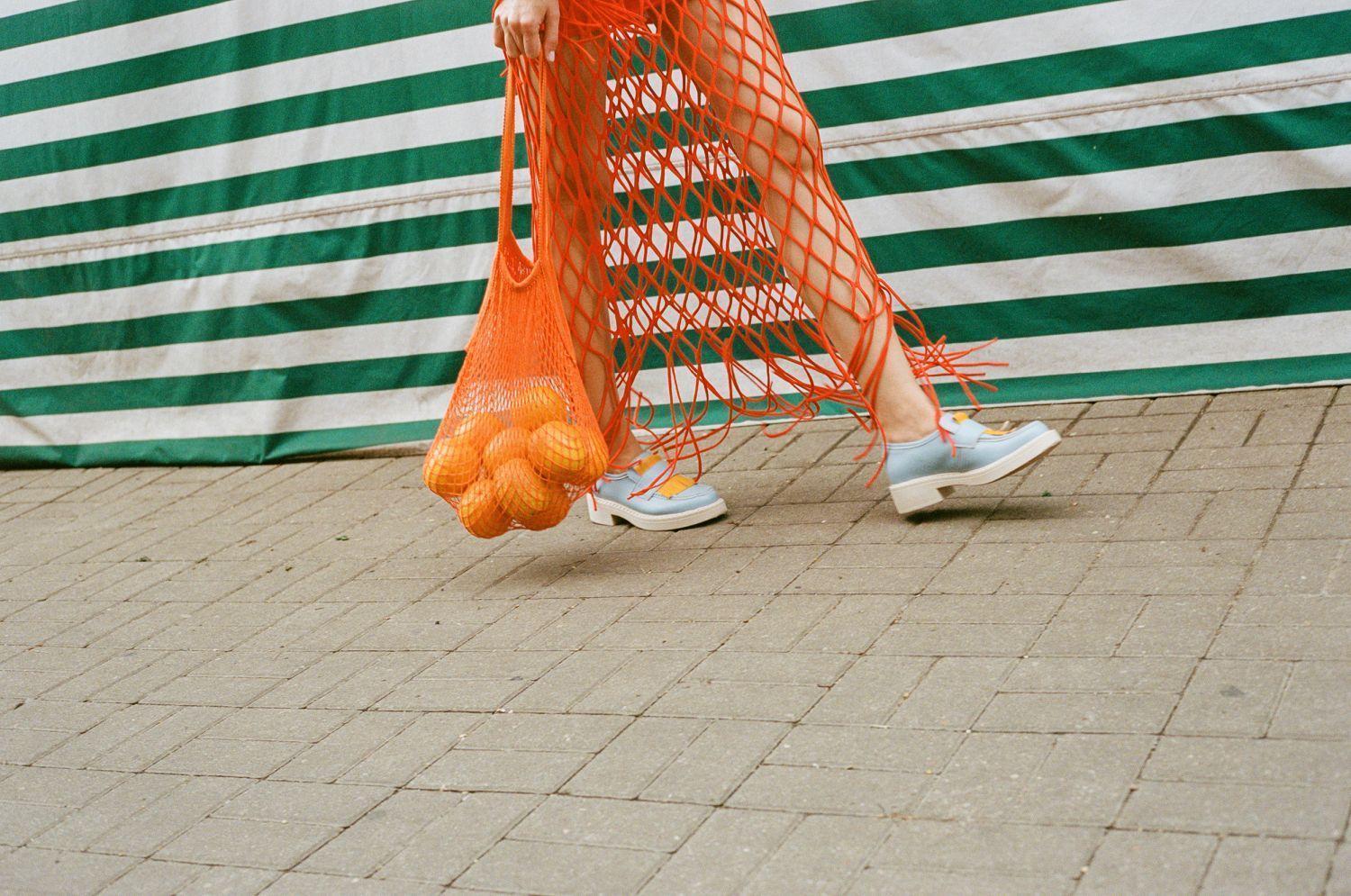 3w1 Kukurydziane loafery DIANE – granatowe - Image 11