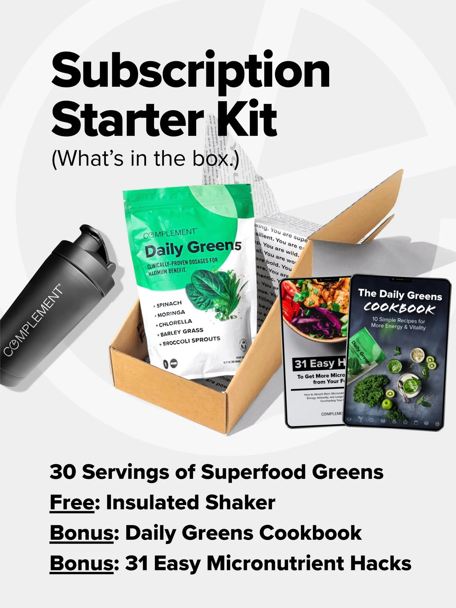 COMPLEMENT® Organic Daily Greens - Image 3