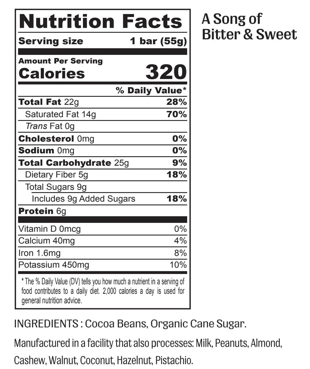 A Song of Bitter and Sweet - 82% Dark Chocolate - Image 4