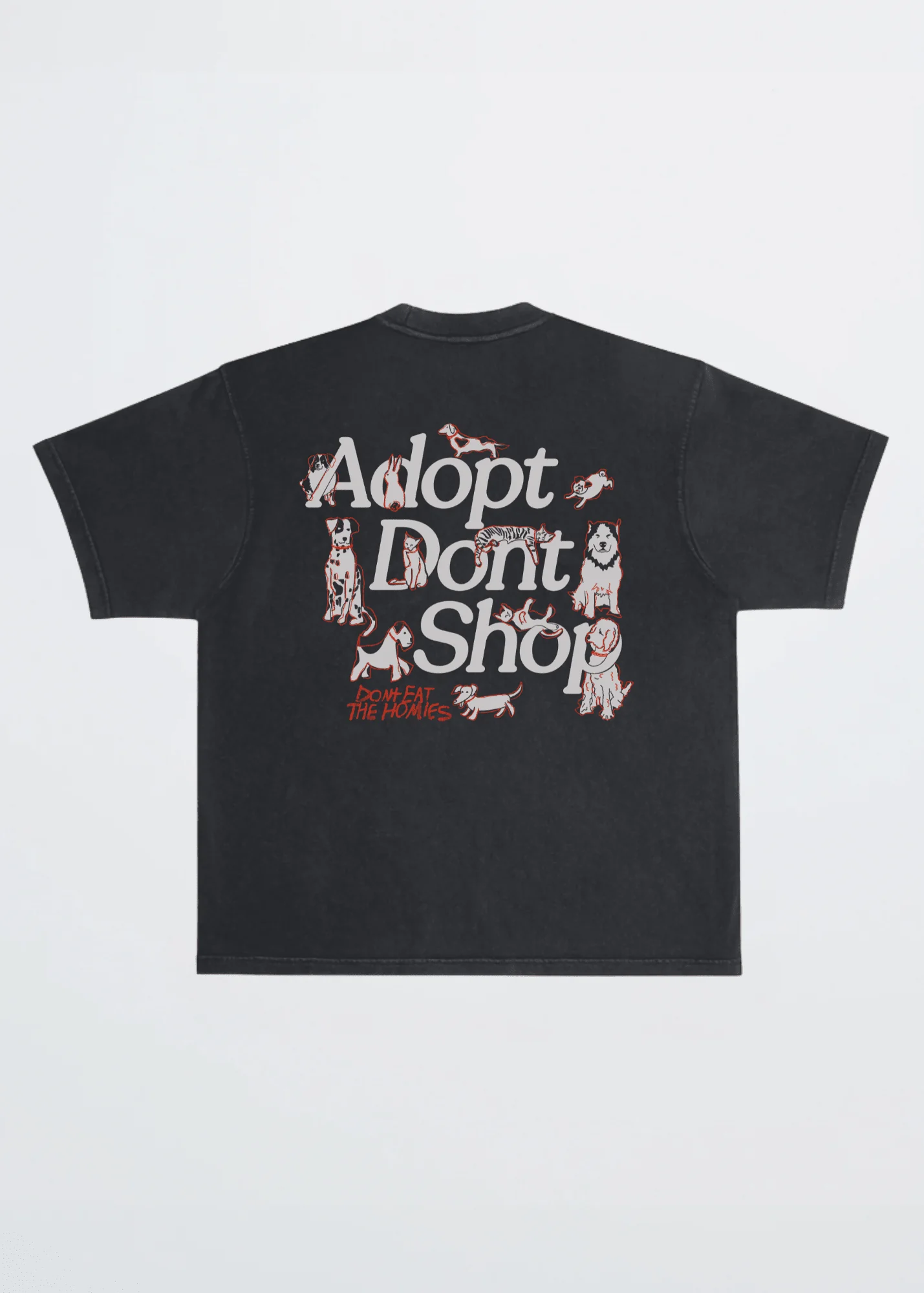 Adopt Dont Shop Tee - Image 3