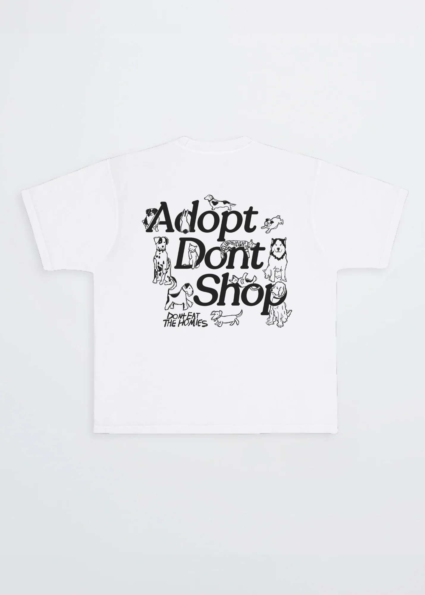 Adopt Dont Shop Tee - Image 5