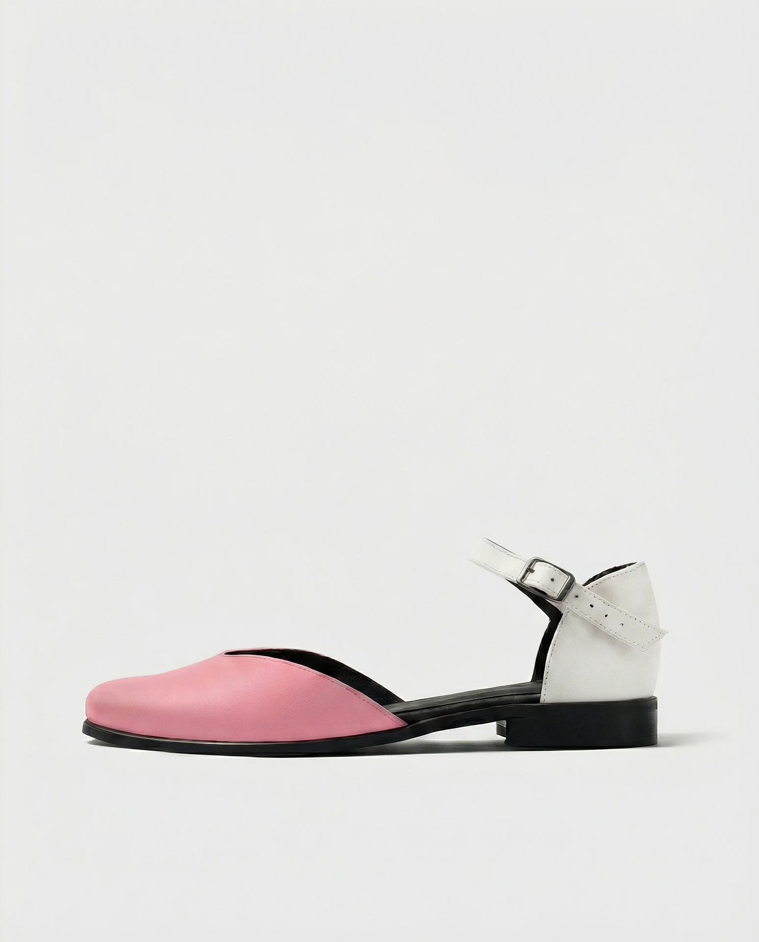Alexa Pumps Pink cactus leather ballerinas - Image 4