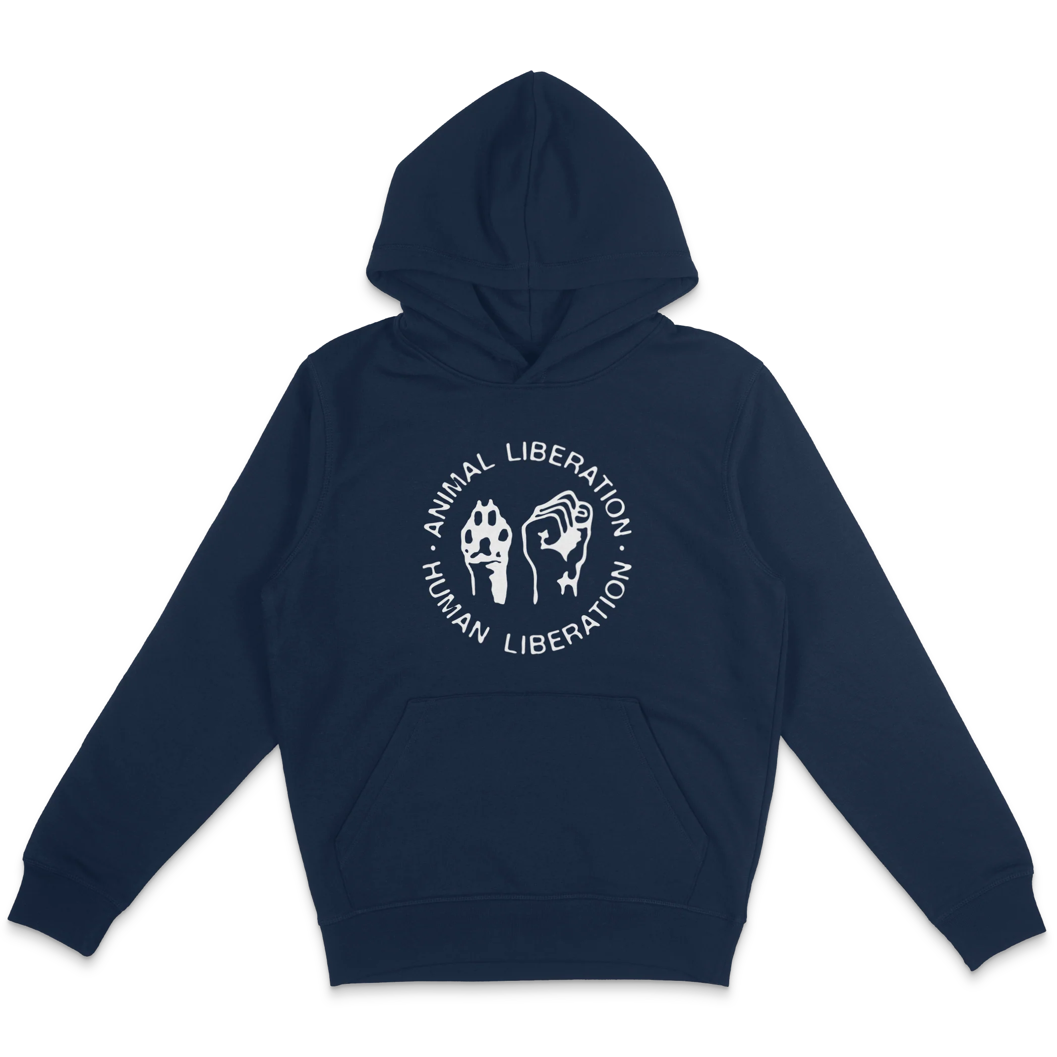 Animal Liberation Human Liberation Hoodie - Image 2