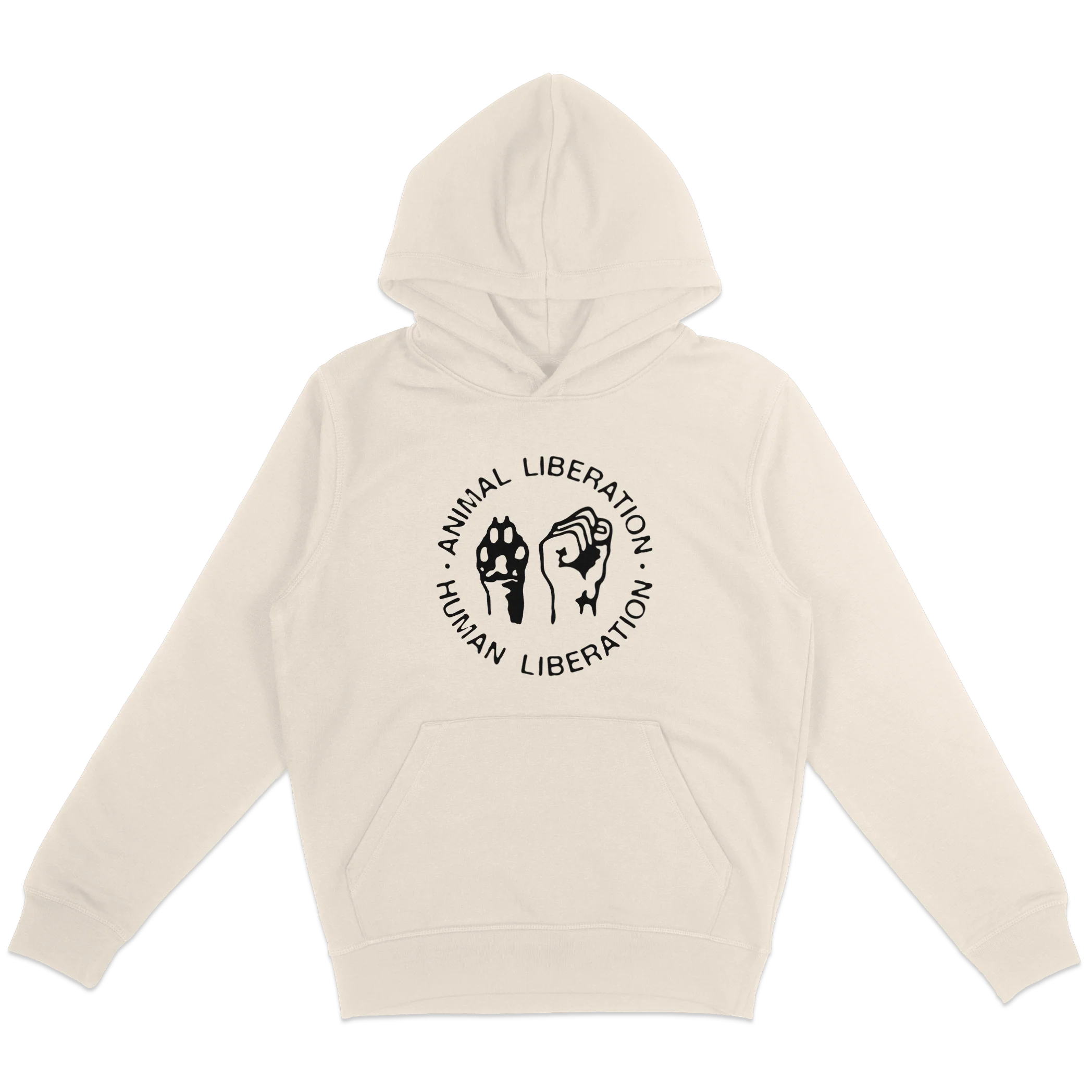 Animal Liberation Human Liberation Hoodie - Image 4