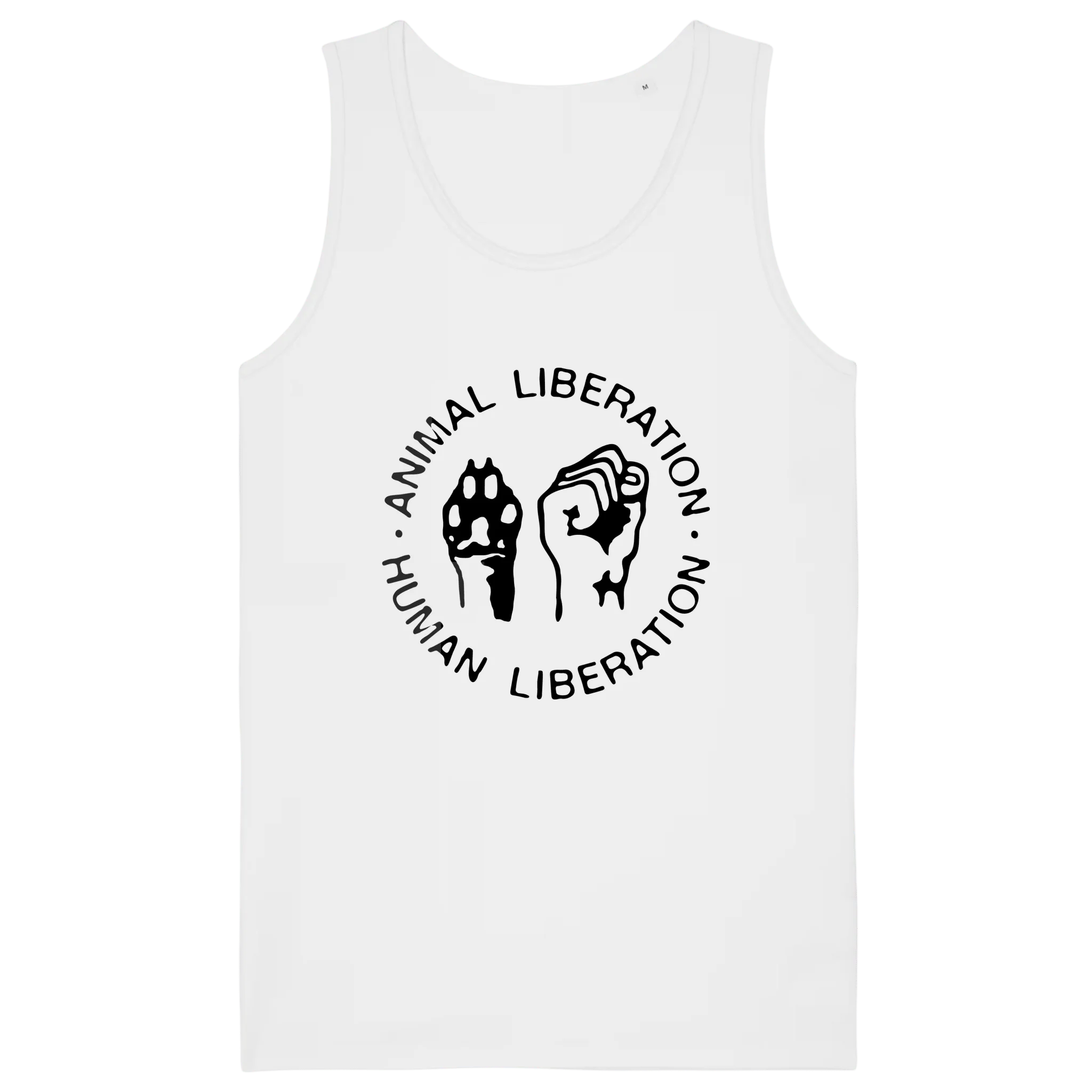 Animal Liberation Human Liberation Men's Tank Top - Image 2