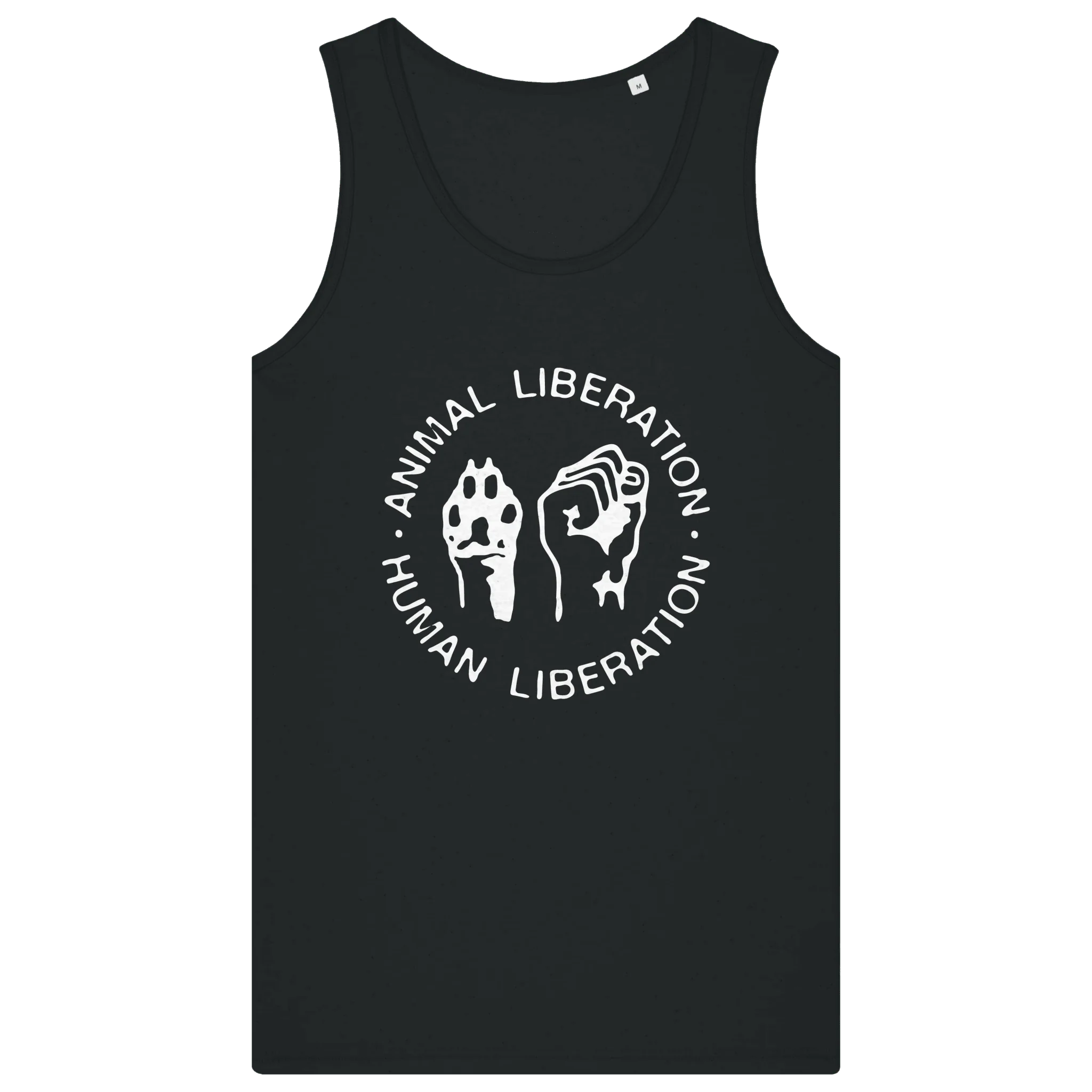 Animal Liberation Human Liberation Men's Tank Top - Image 3