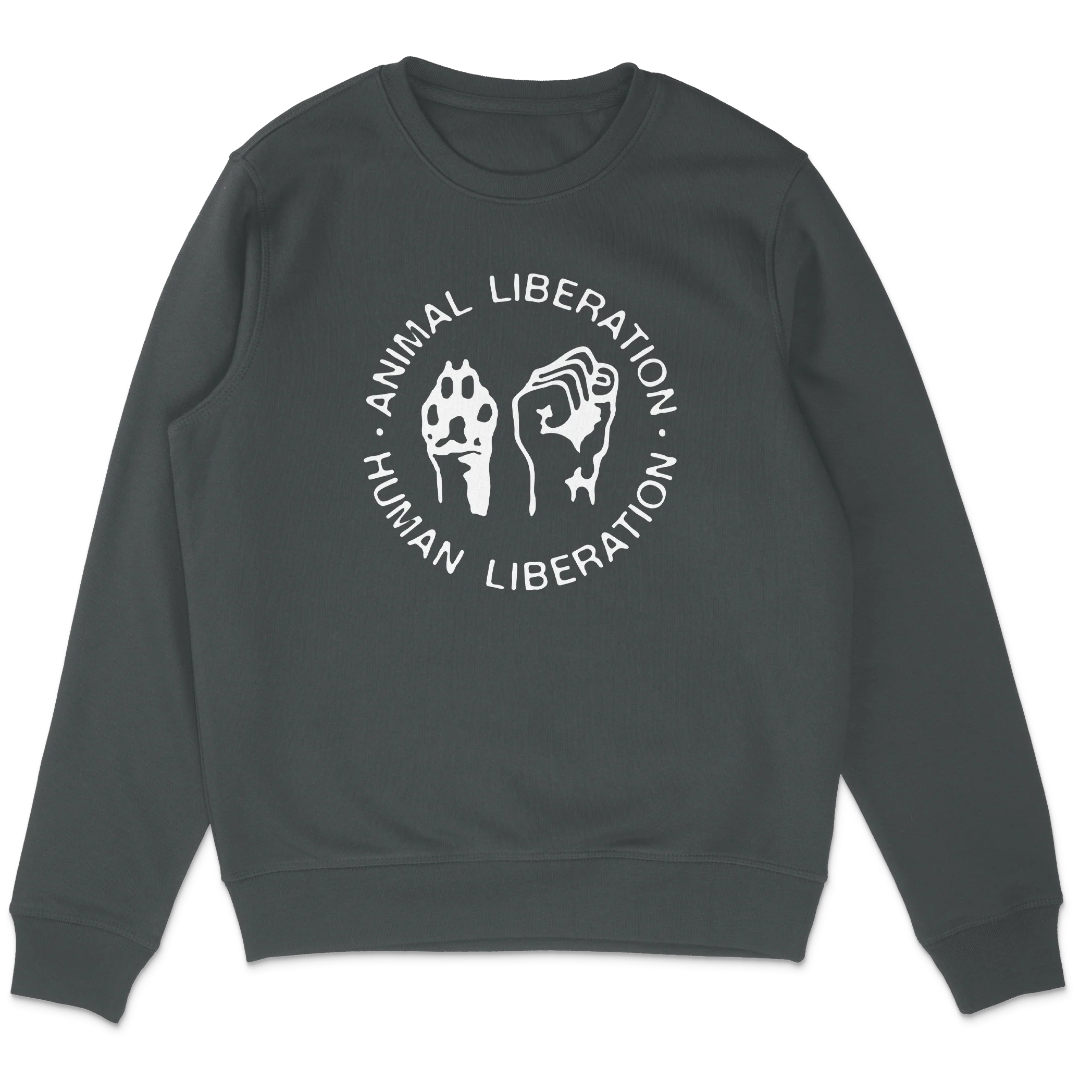 Animal Liberation Human Liberation Sweatshirt - Image 3