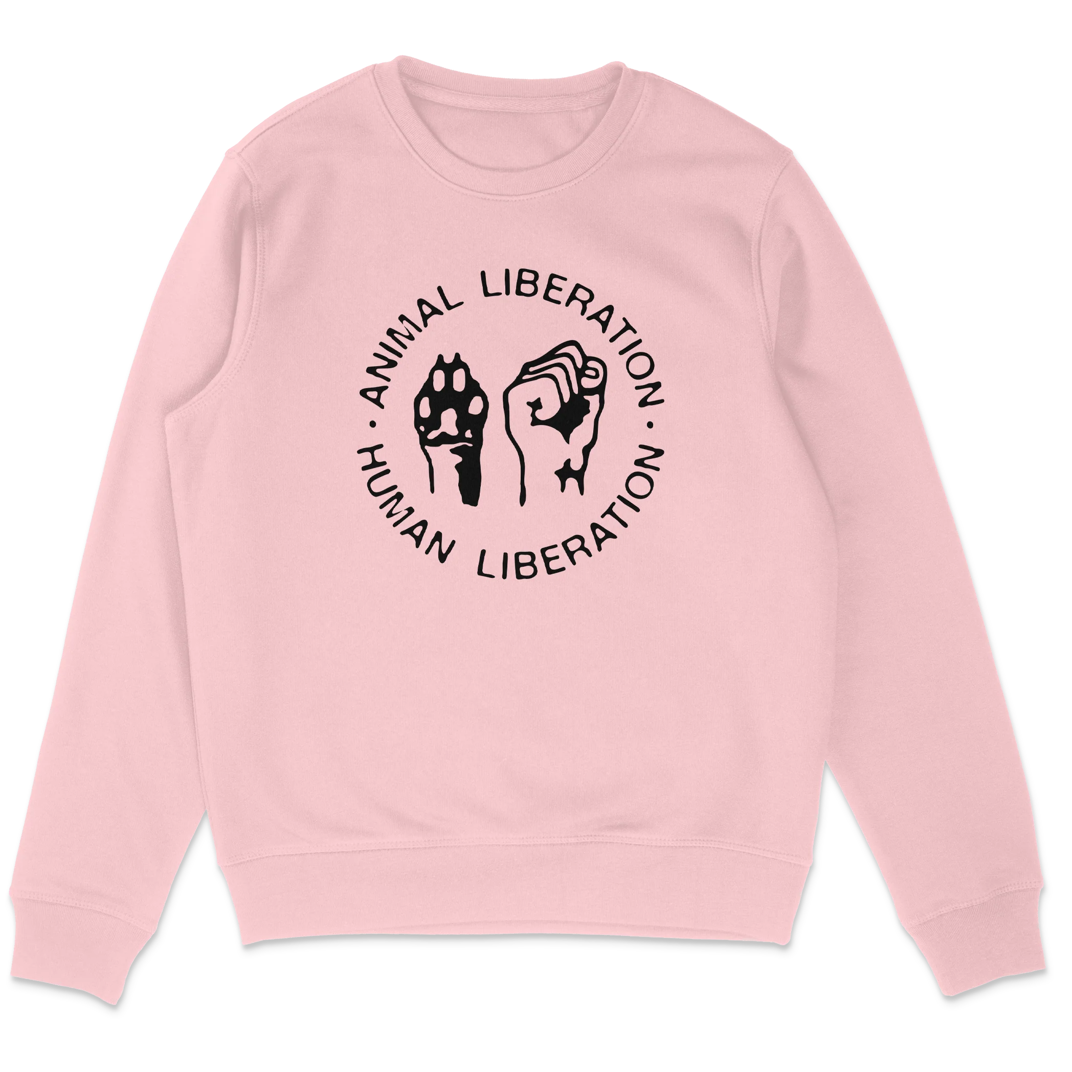 Animal Liberation Human Liberation Sweatshirt - Image 5