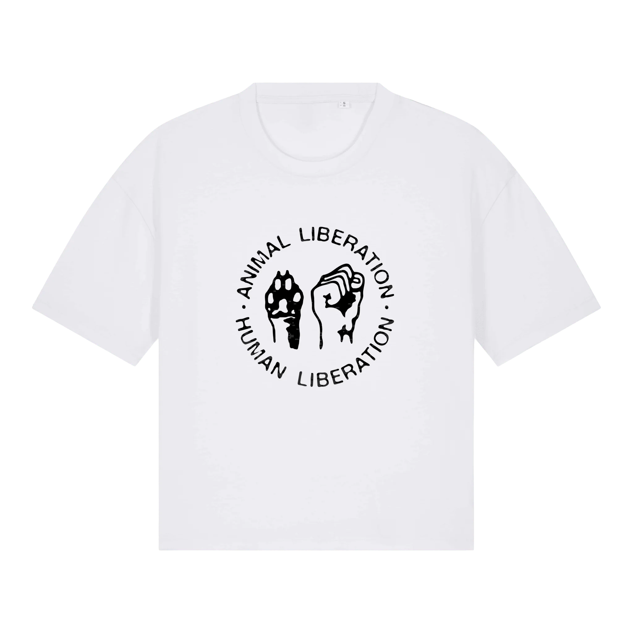 Animal Liberation Human Liberation Women's Boxy T-Shirt - Image 4
