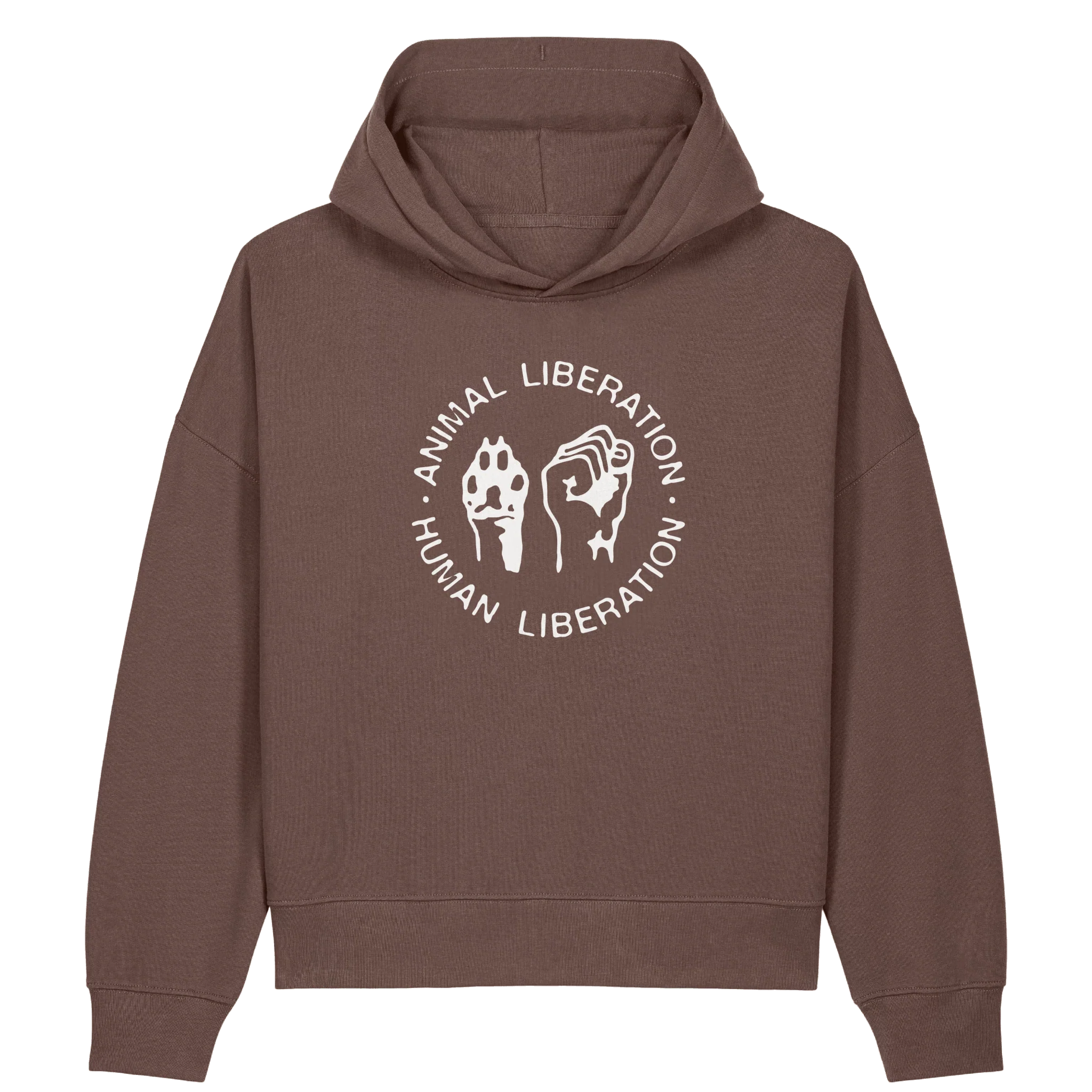 Animal Liberation Human Liberation Women's Hoodie - Image 2