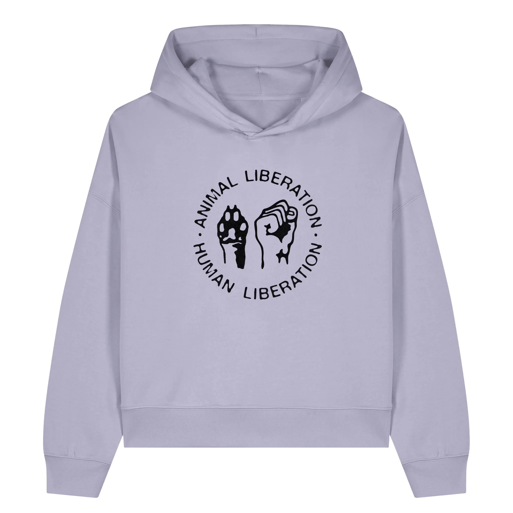 Animal Liberation Human Liberation Women's Hoodie - Image 3