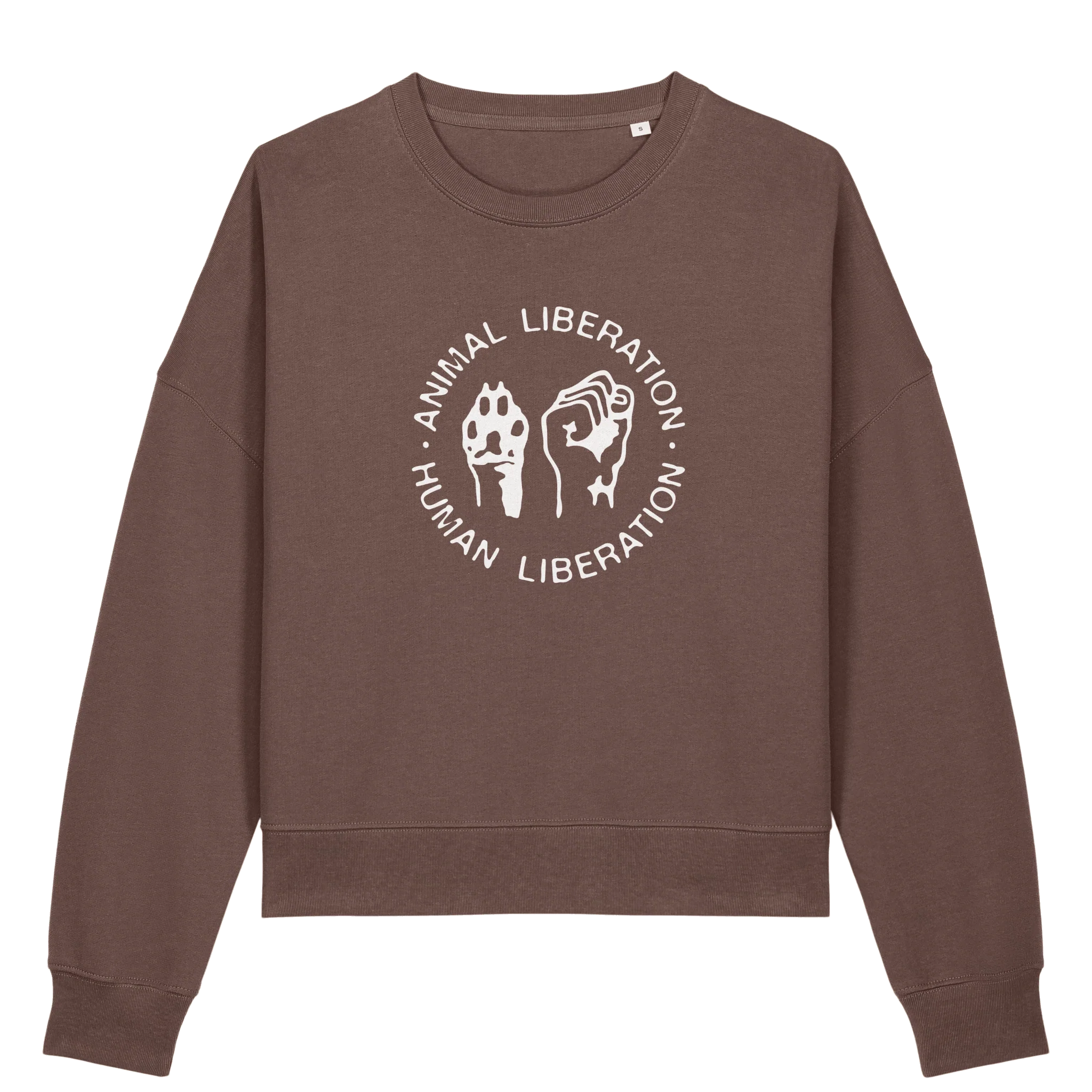 Animal Liberation Human Liberation Women's Sweatshirt - Image 2