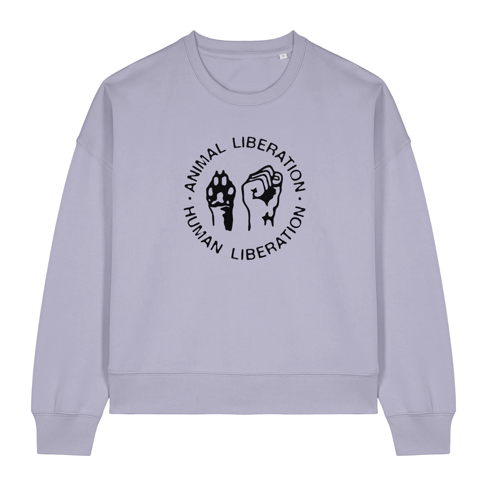 Animal Liberation Human Liberation Women's Sweatshirt - Image 3