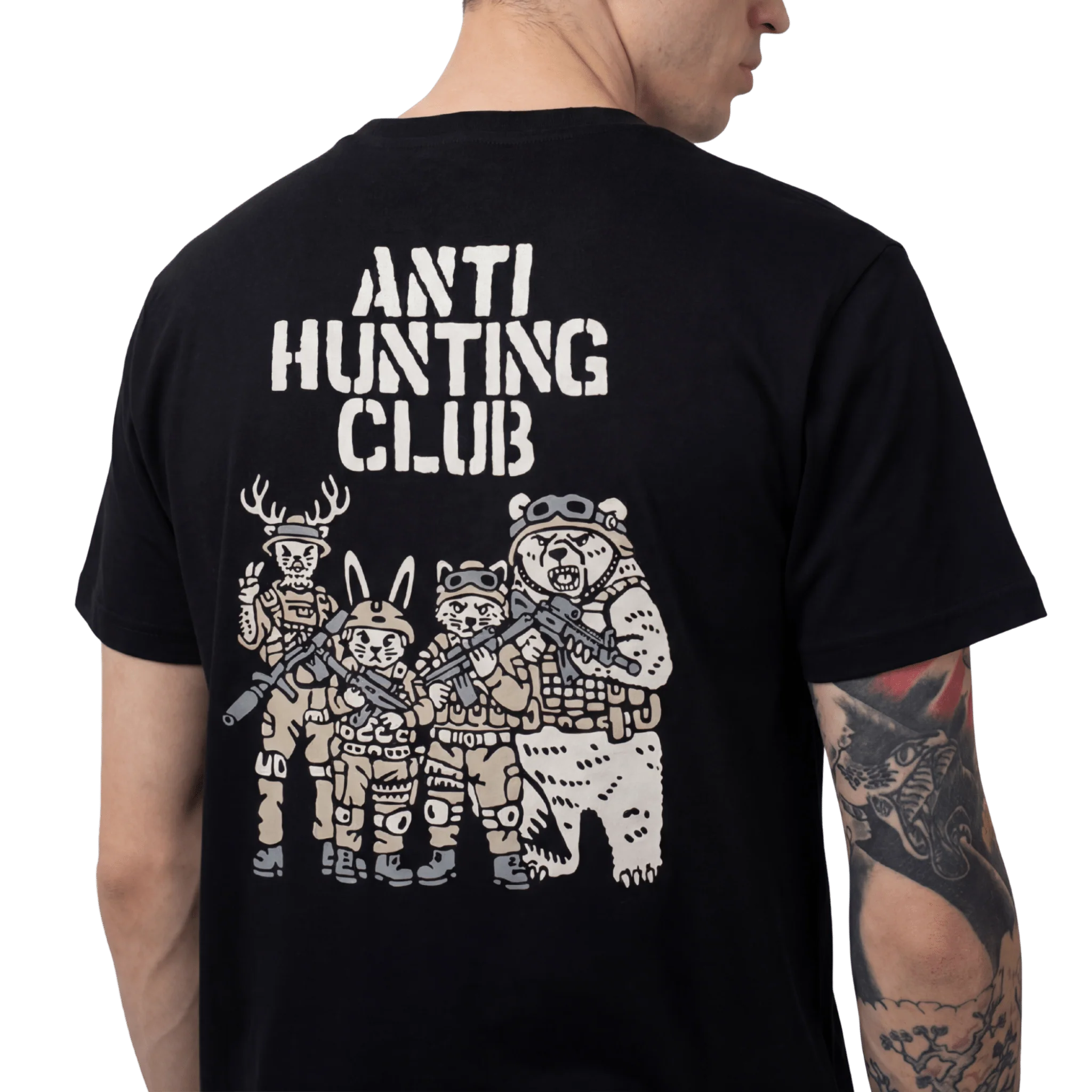 Anti Hunting Club Streetwear T-Shirt - Image 2