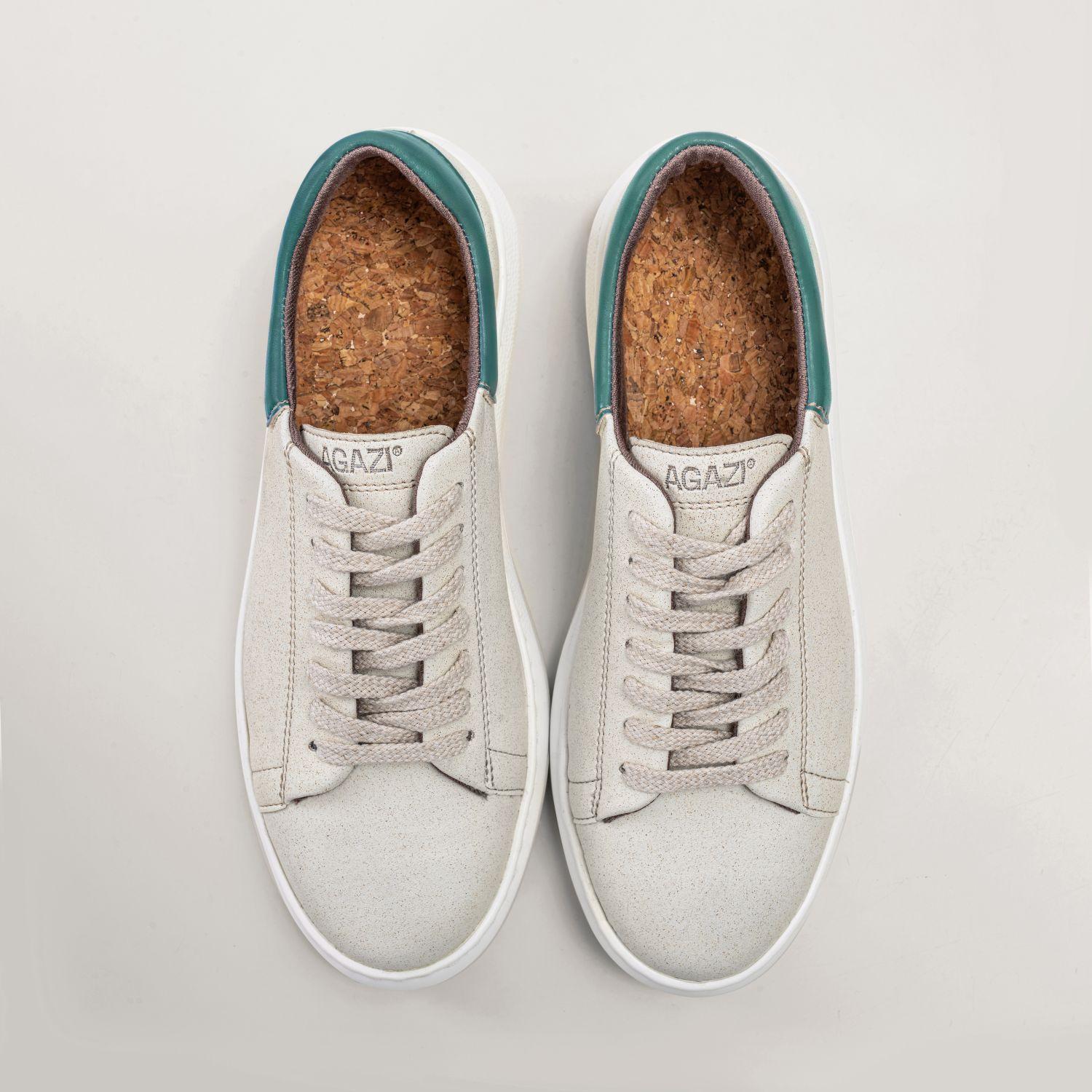 Apple & corn sneakers EMMA - turquoise - Image 2