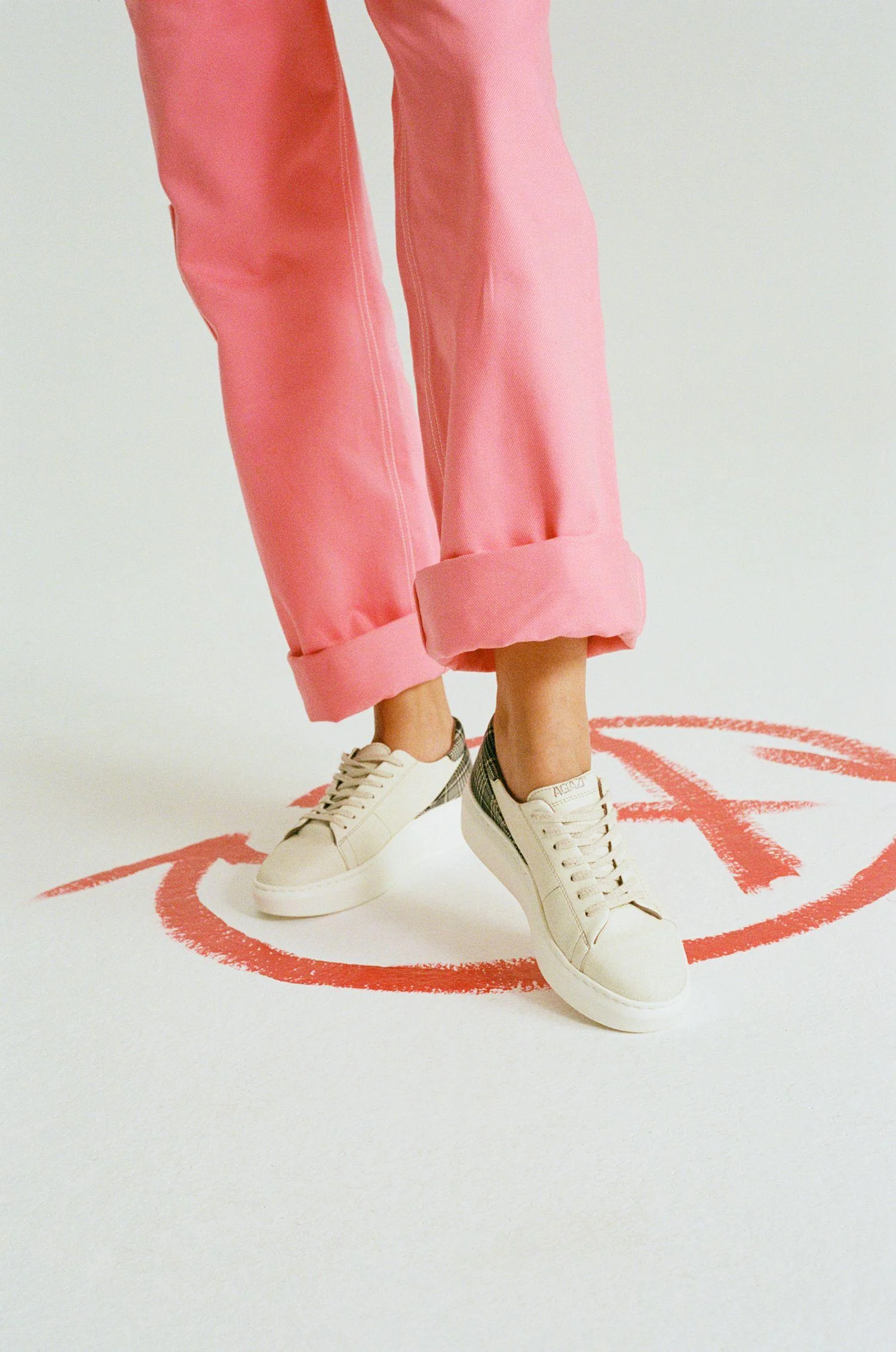 Apple & corn sneakers JANE - turquoise - Image 2