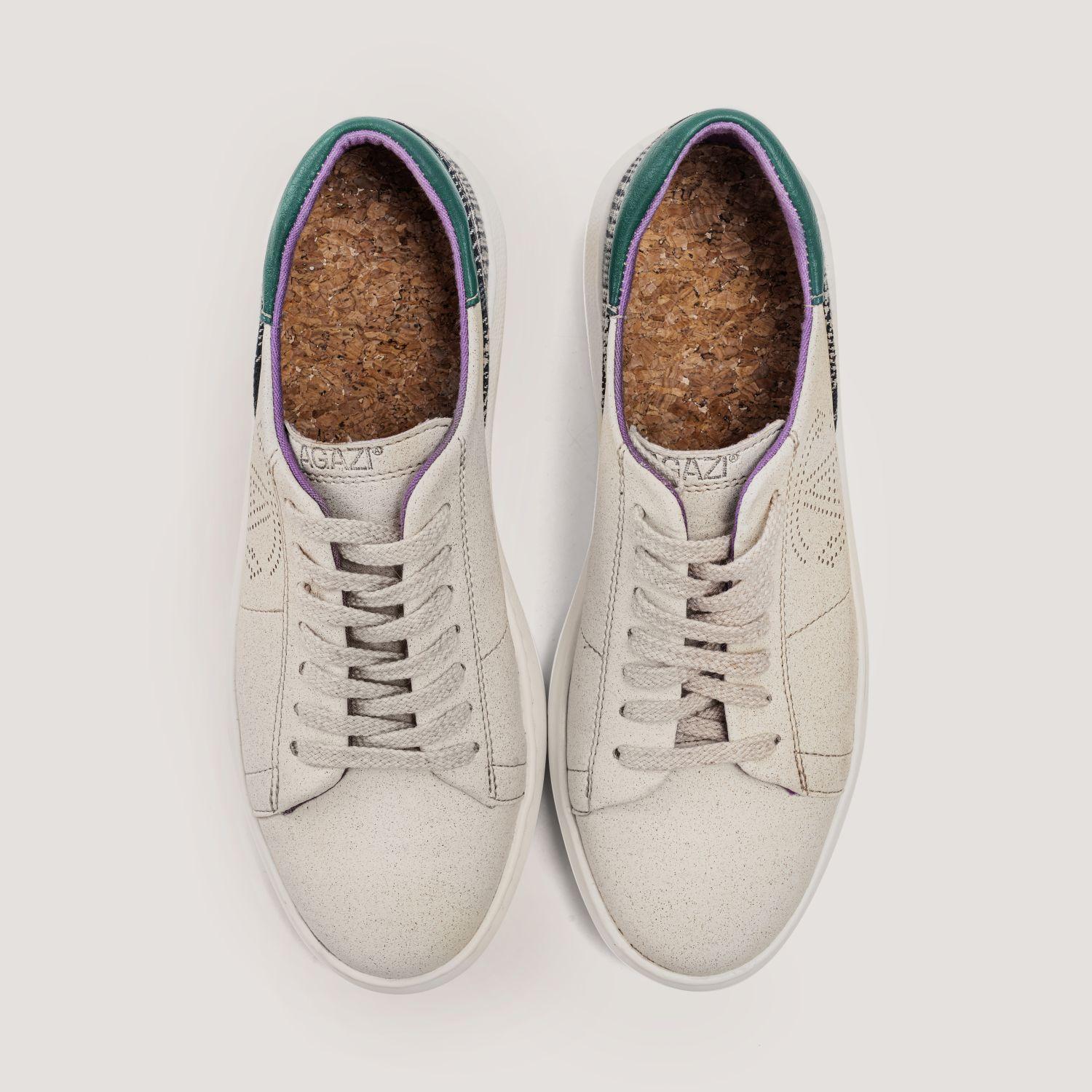 Apple & corn sneakers JANE - turquoise - Image 4
