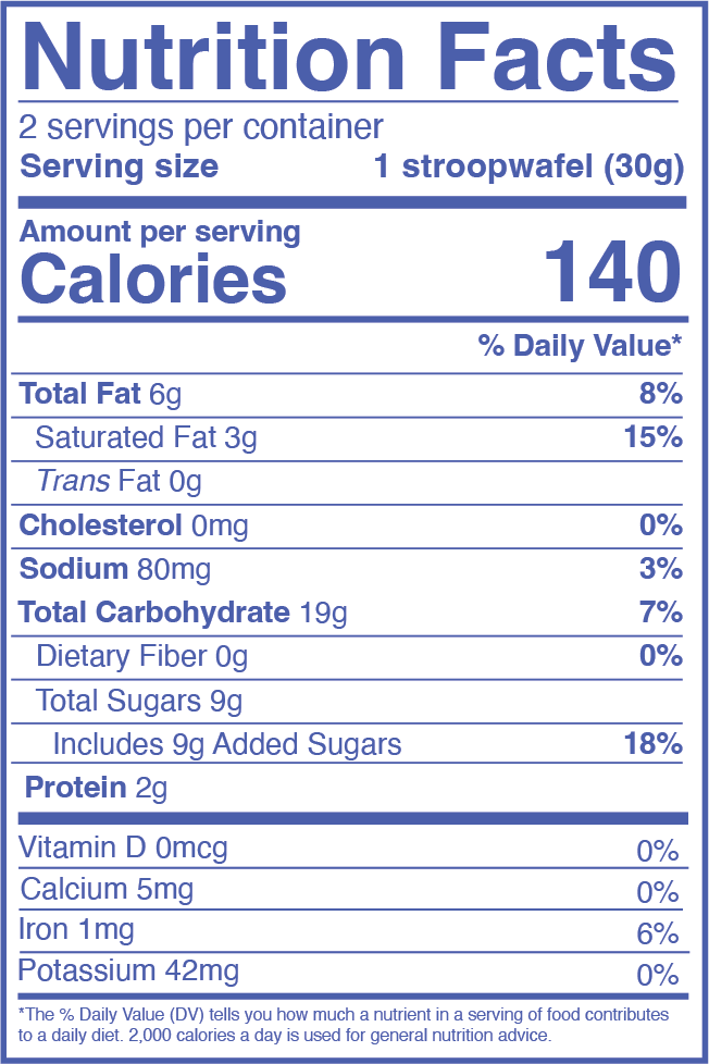 Apple Pie Caramel Plant Based and Organic Stroopwafels (box of 12x 2-pack - 24 total) - Image 5