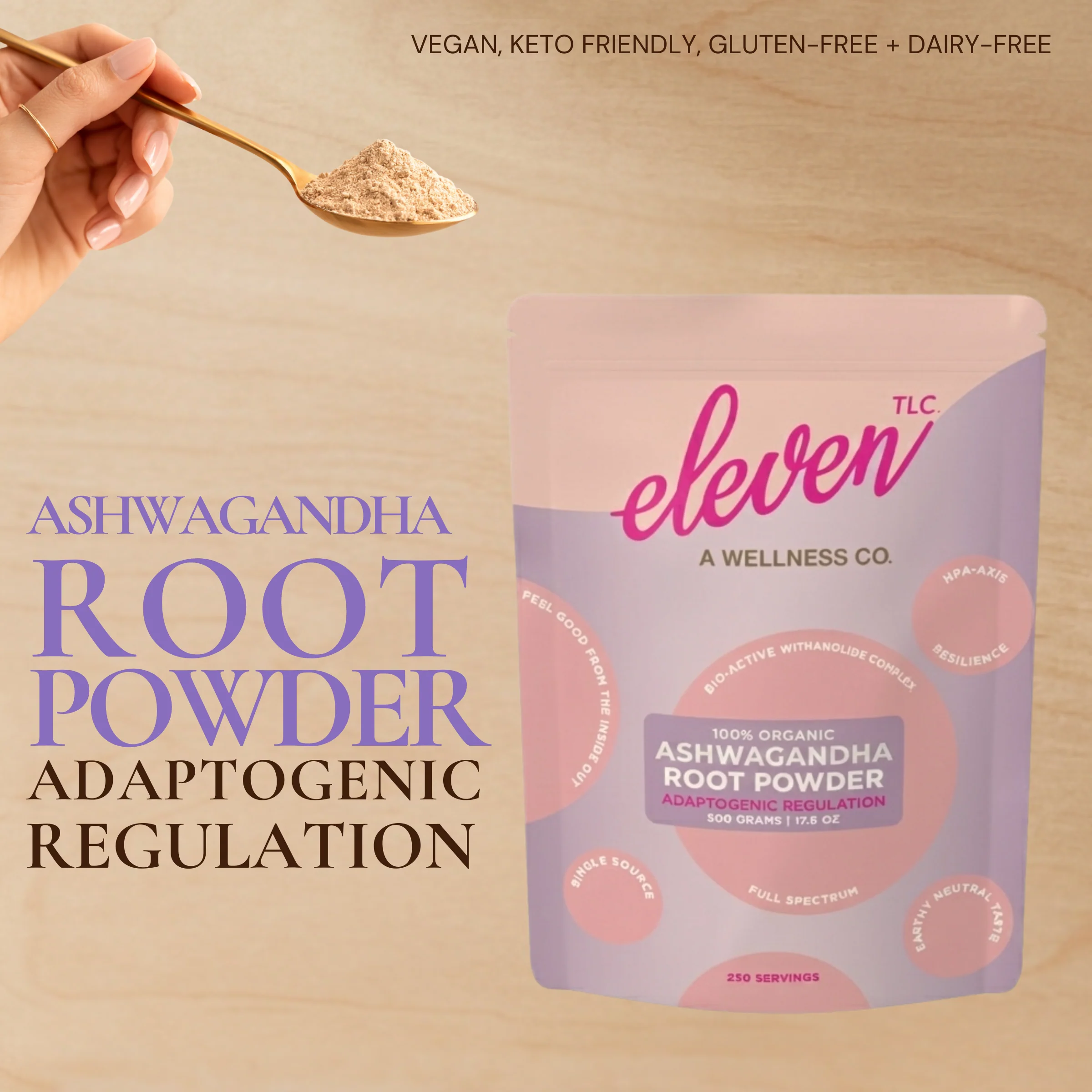 Organic Ashwagandha Root Powder — Foodservice 500g - Image 3