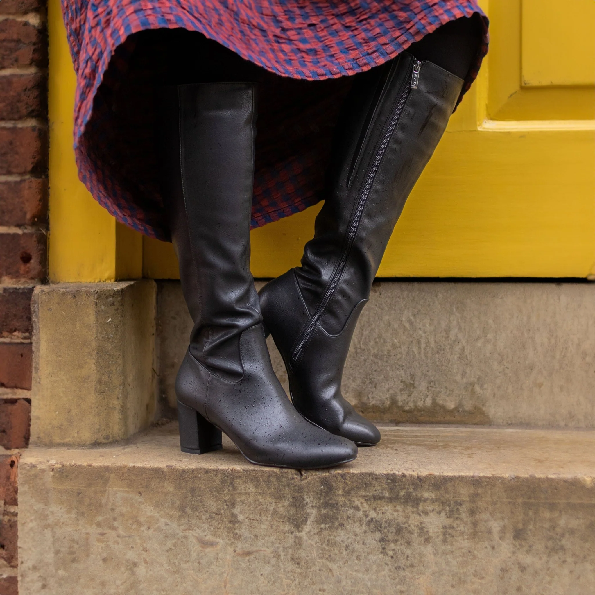 Avocado Knee High Boots - Image 5
