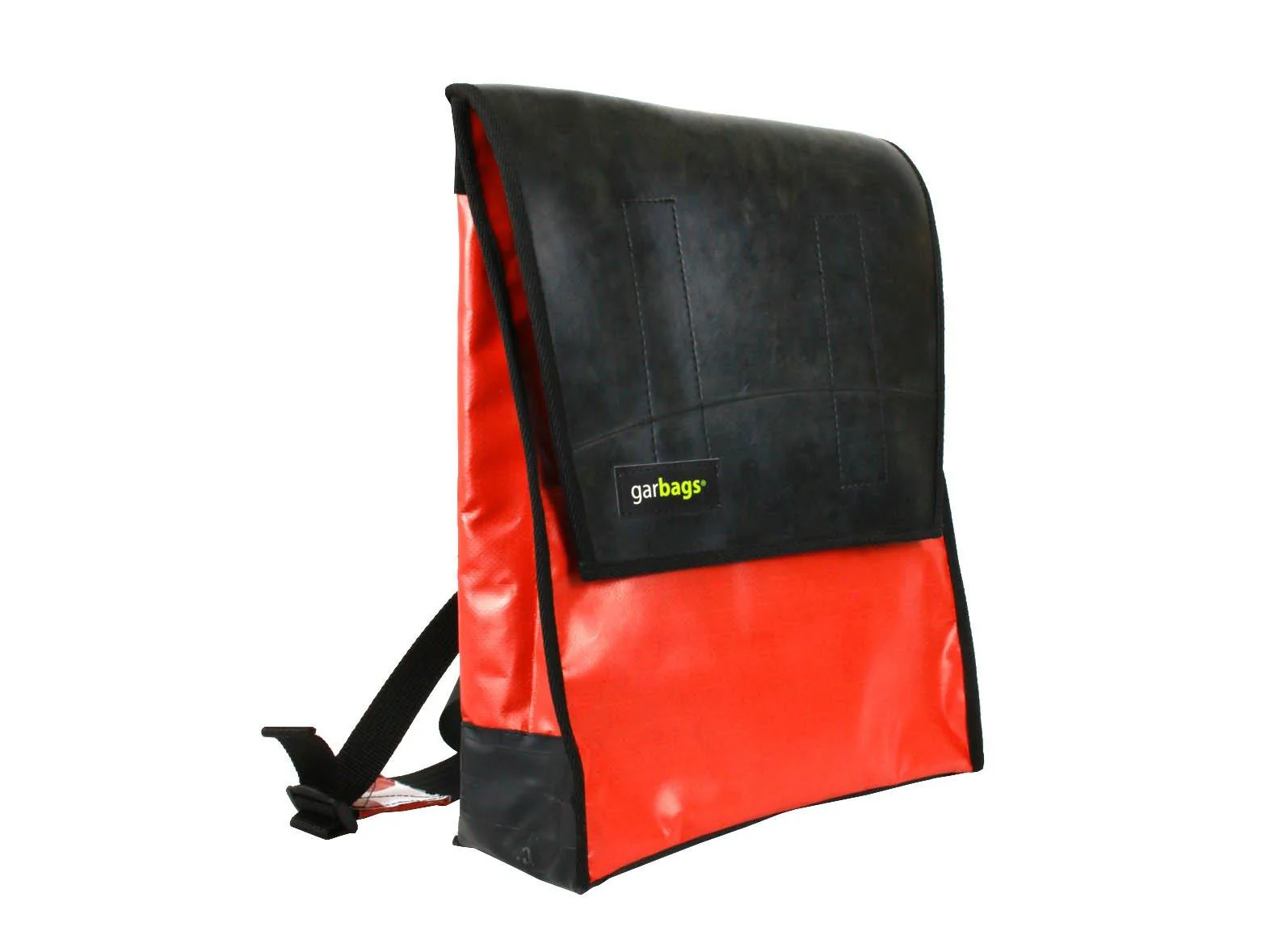 backpack publicity banner & inner tube red