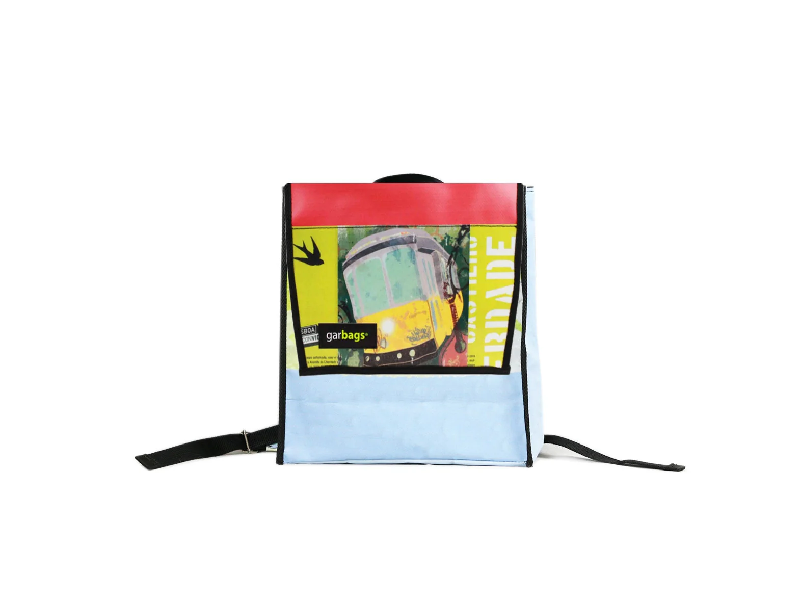 backpack XS publicity banner *lisbon exclusive* tram blue