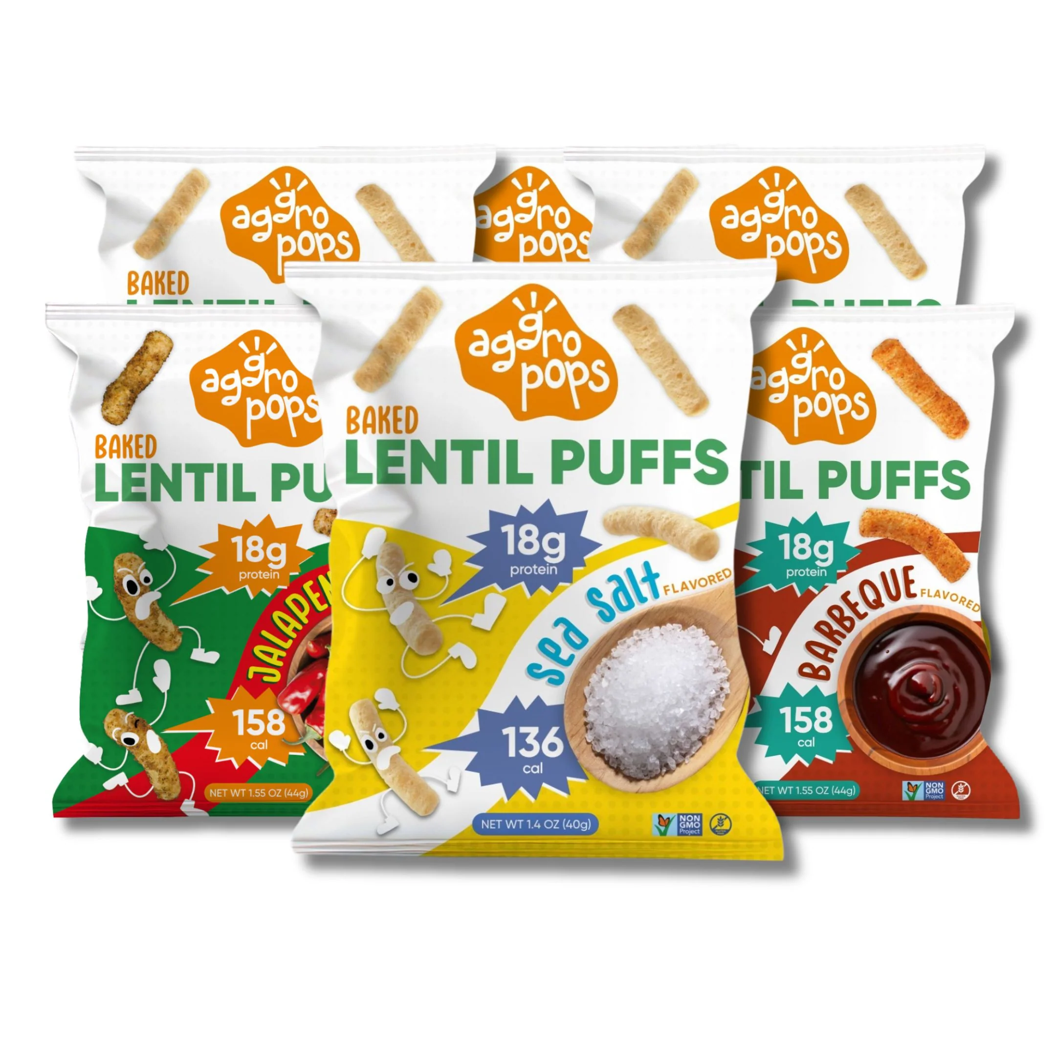 Aggropops Lentil Puffs | FREE SHIPPING| 18g protein & 158 Cal per bag! - Image 8