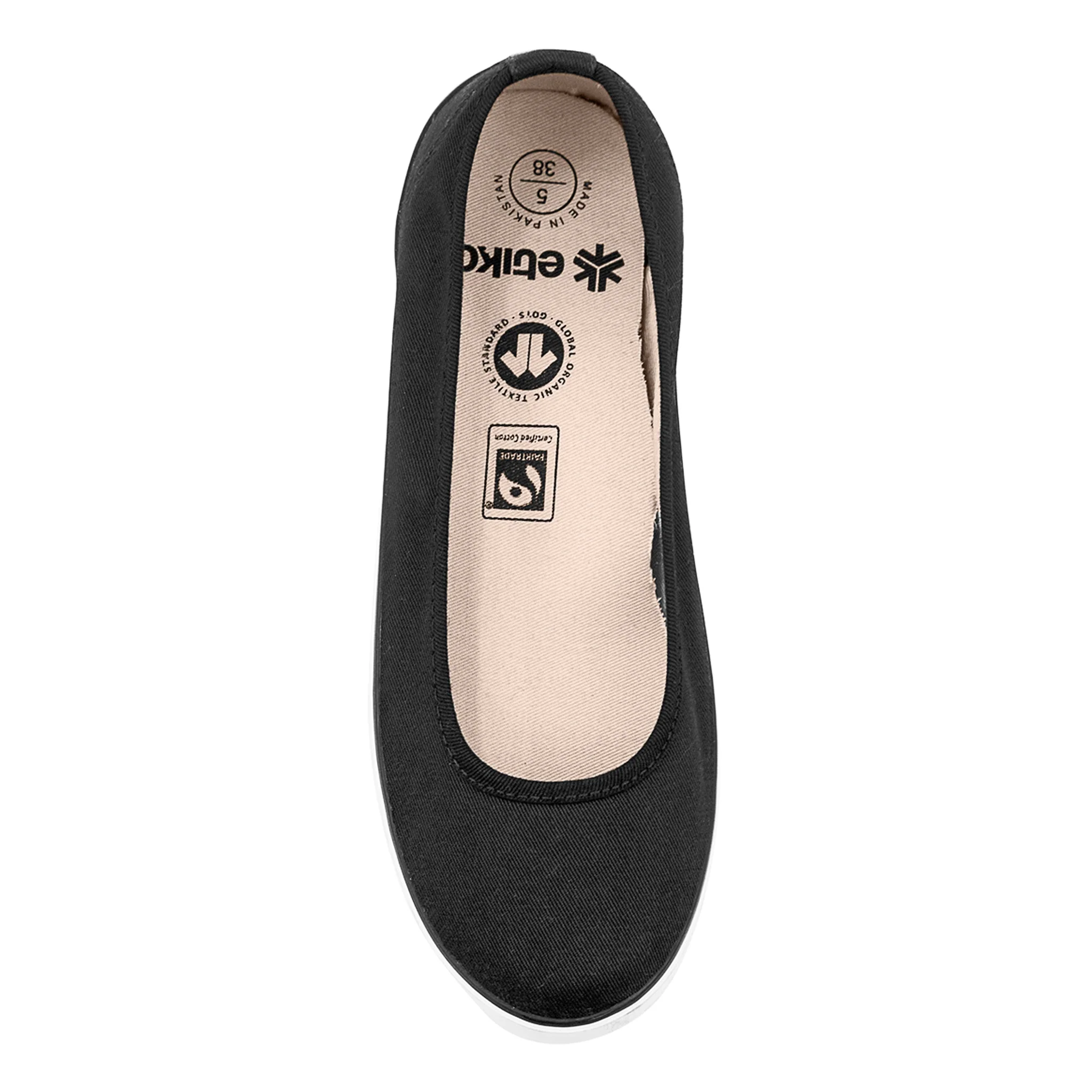 Ballet Flats, Black and White - Image 4
