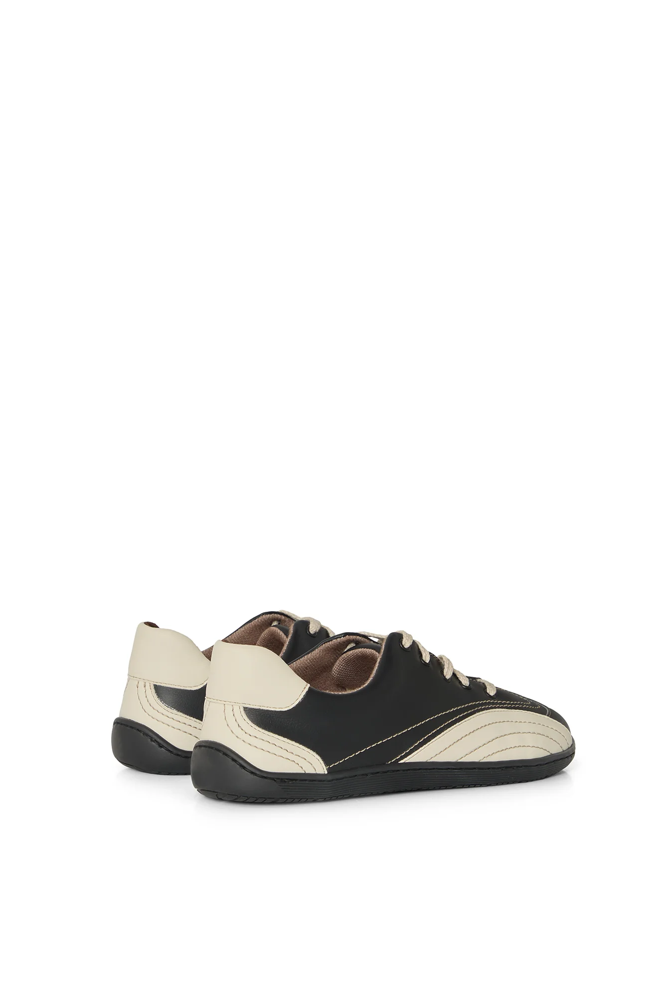 BARE 1 PENGUIN – black & white vegan barefoot shoes made from plant-based leather - Image 6